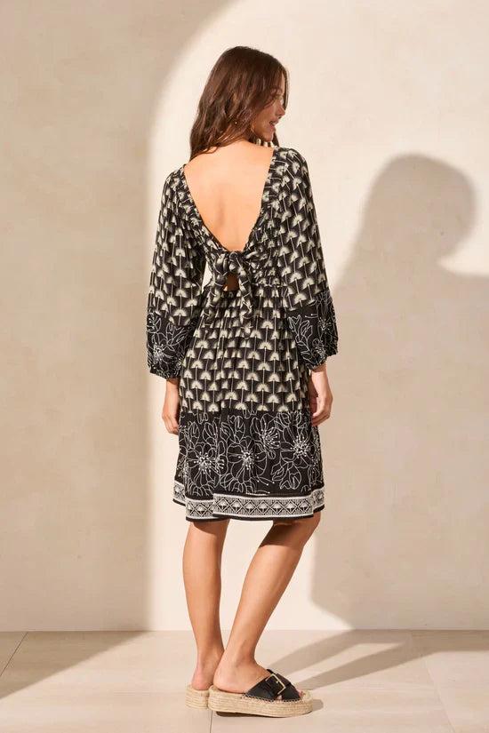 Tribal two way square neck dress 928O/4634 Product Image