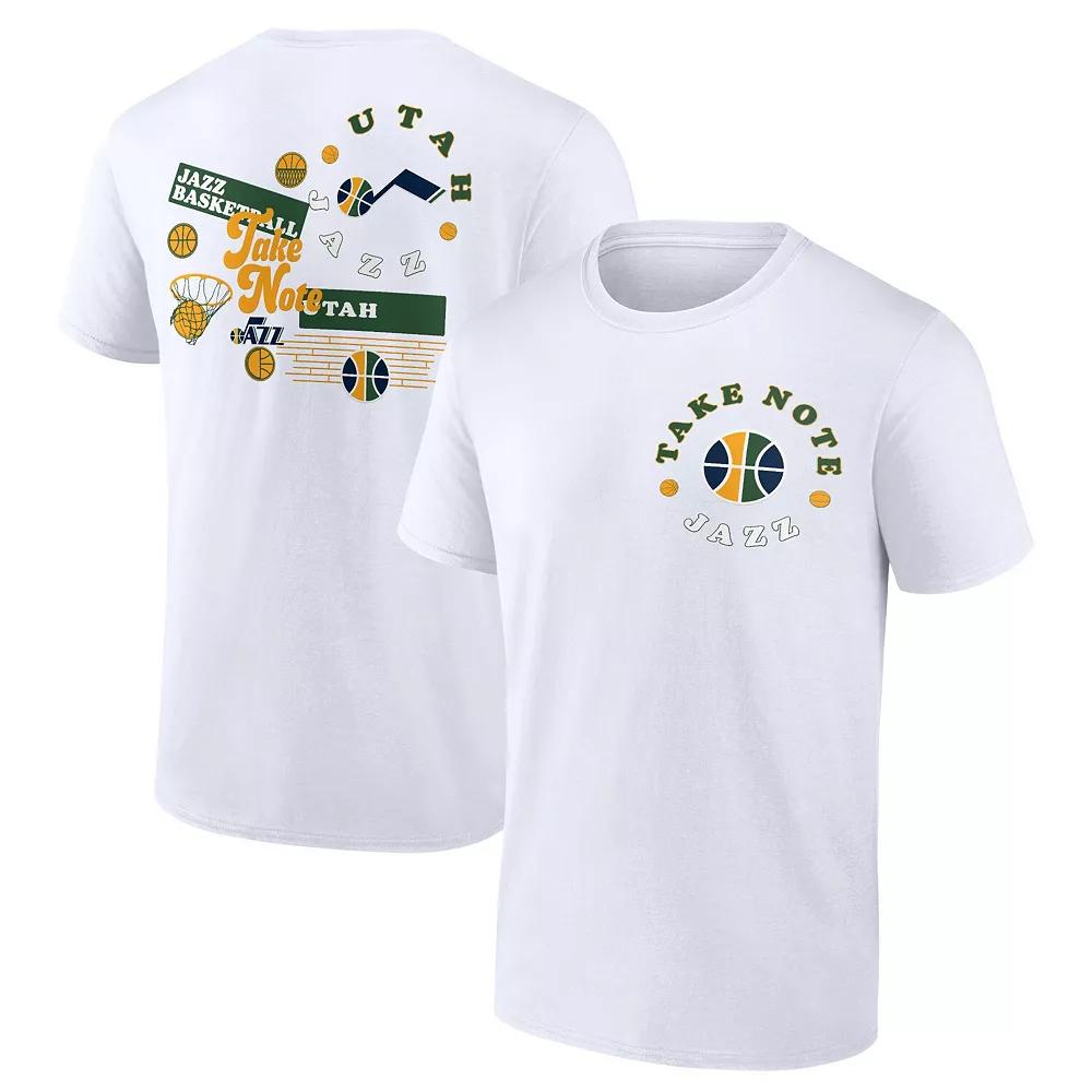 Men's Fanatics Branded White Utah Jazz Street Collective T-Shirt,  Product Image