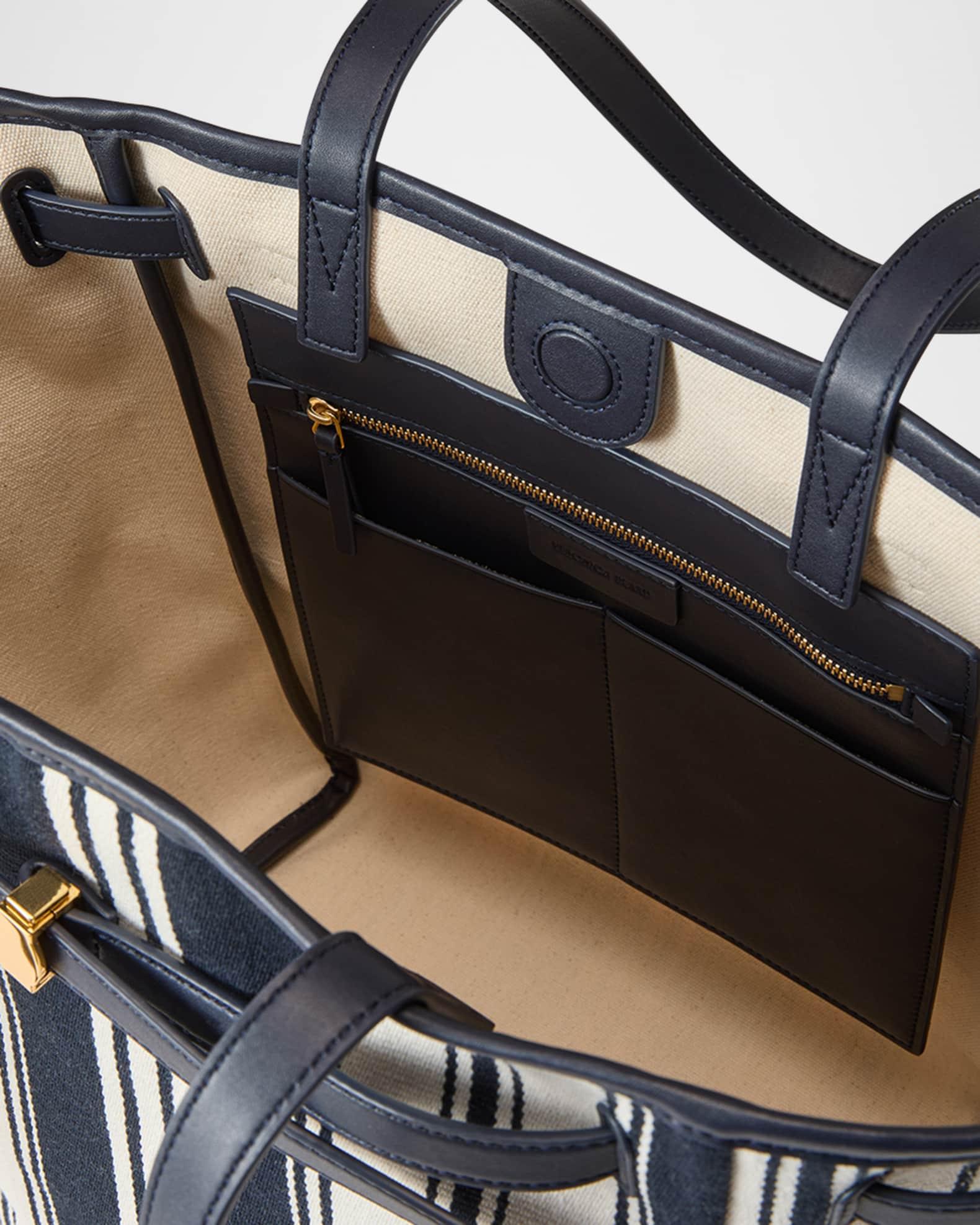 Dash Striped Canvas Tote Bag Product Image