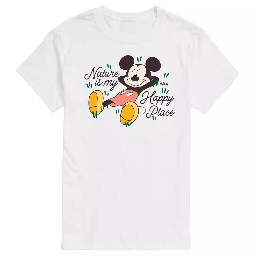 Disney's Mickey Mouse Men's Nature Is My Happy Place Graphic Tee,  Product Image