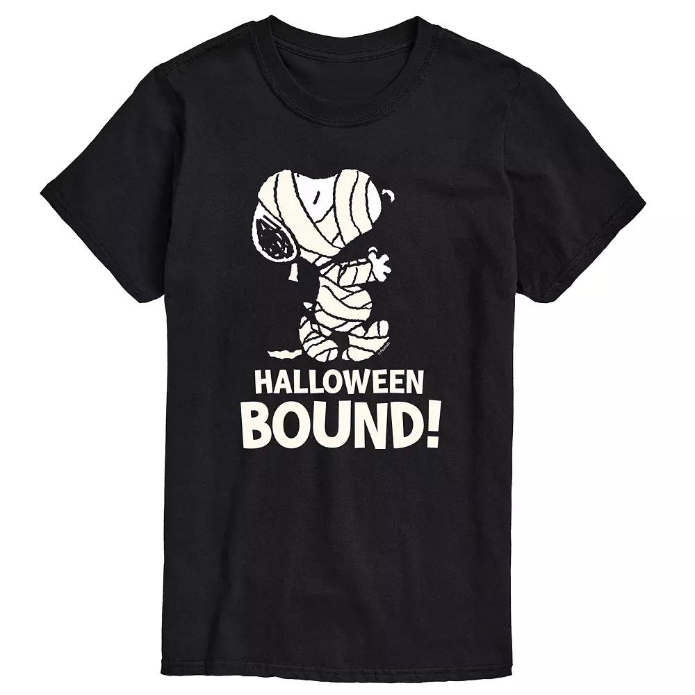 Men's Peanuts Halloween Bound Glow Tee,  Product Image