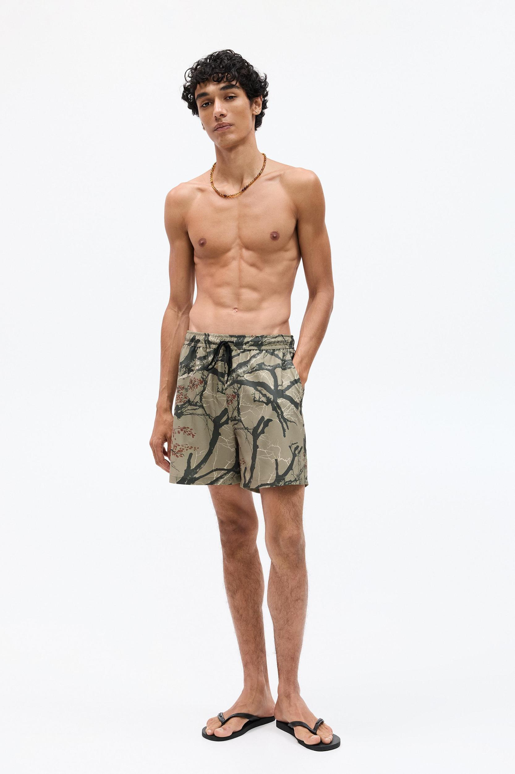 Branch print board shorts Product Image