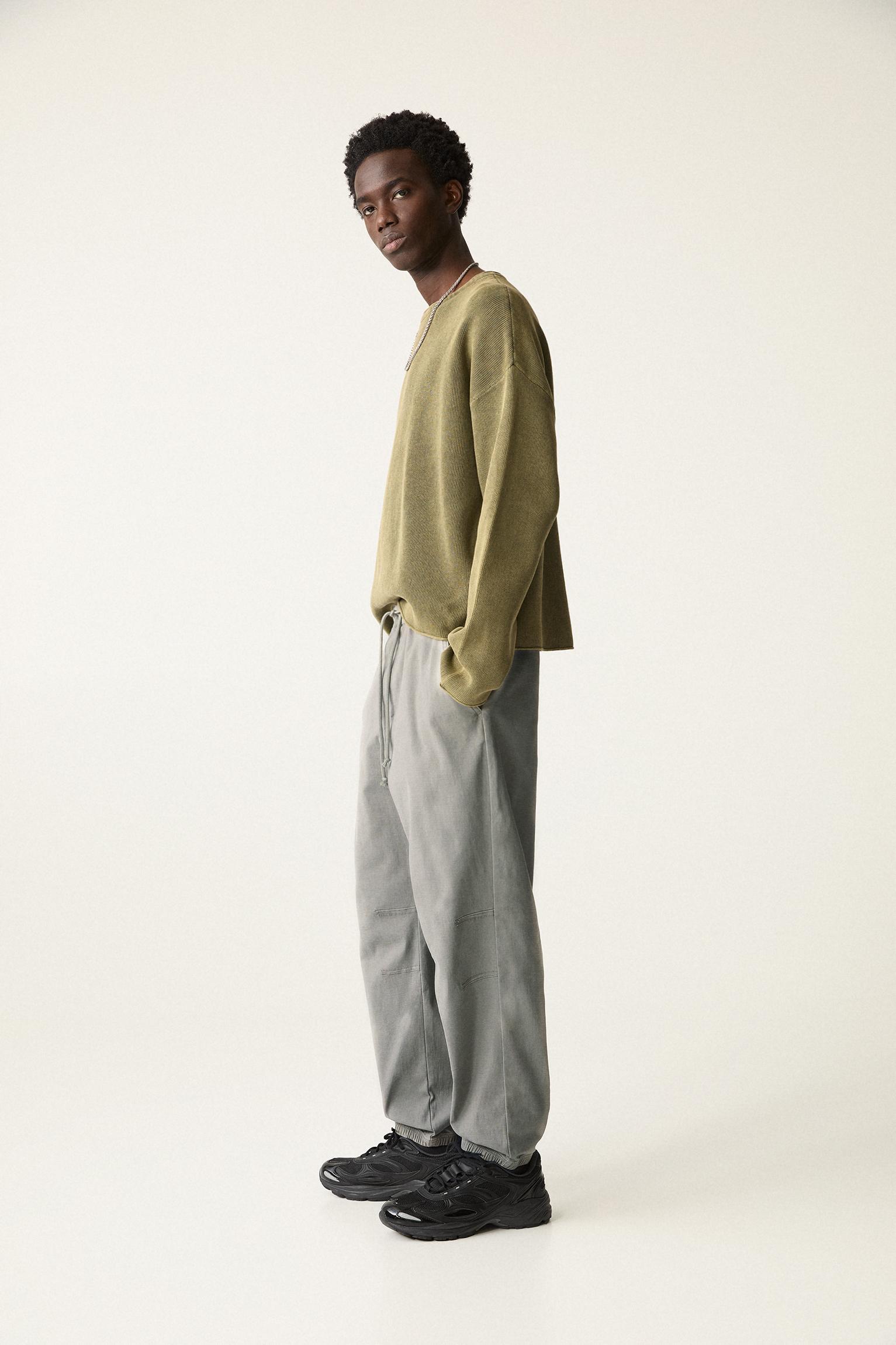 Textured sweatpants Product Image