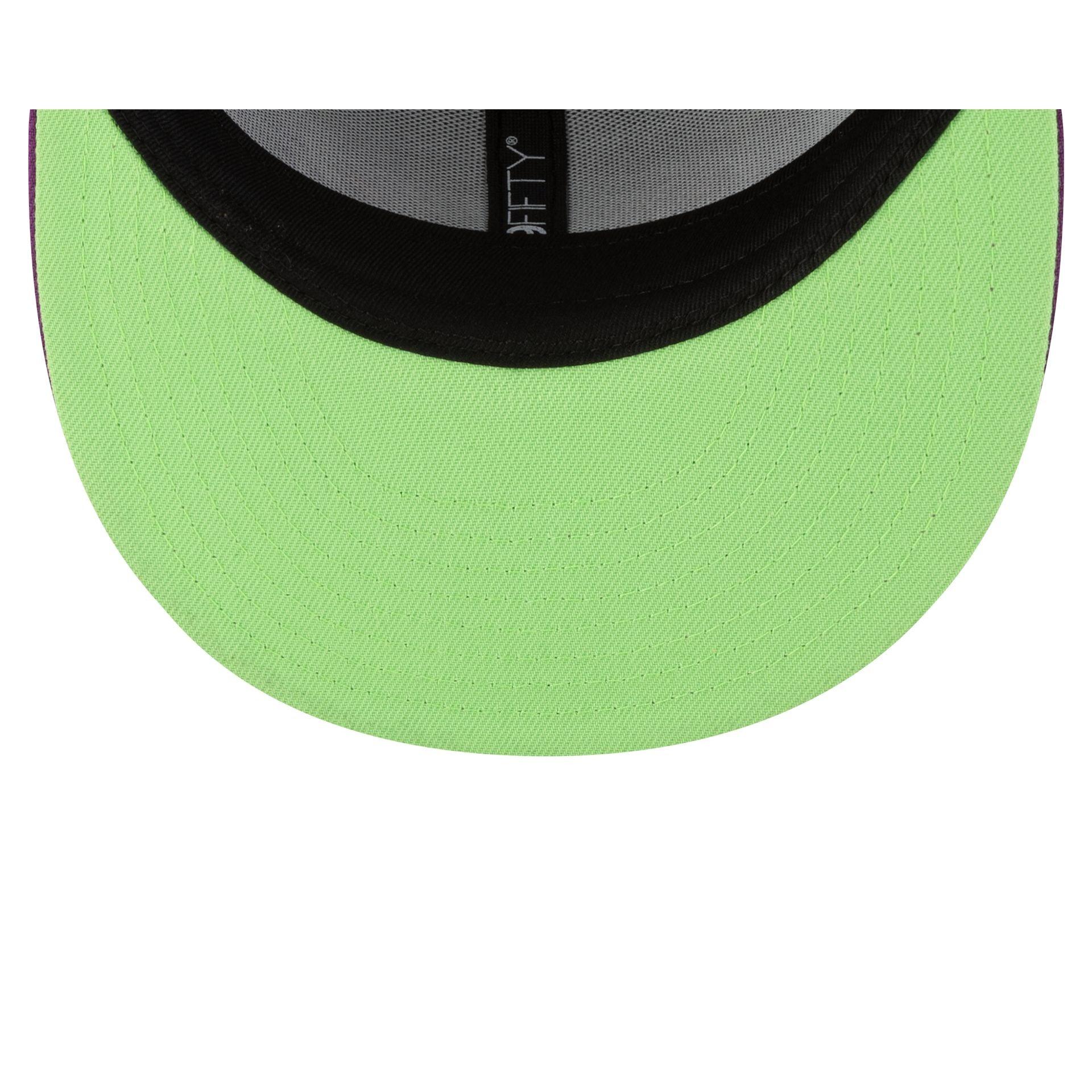 Miami Marlins Jackie Robinson Day 2025 Retro Crown 9FIFTY Snapback Hat Male Product Image