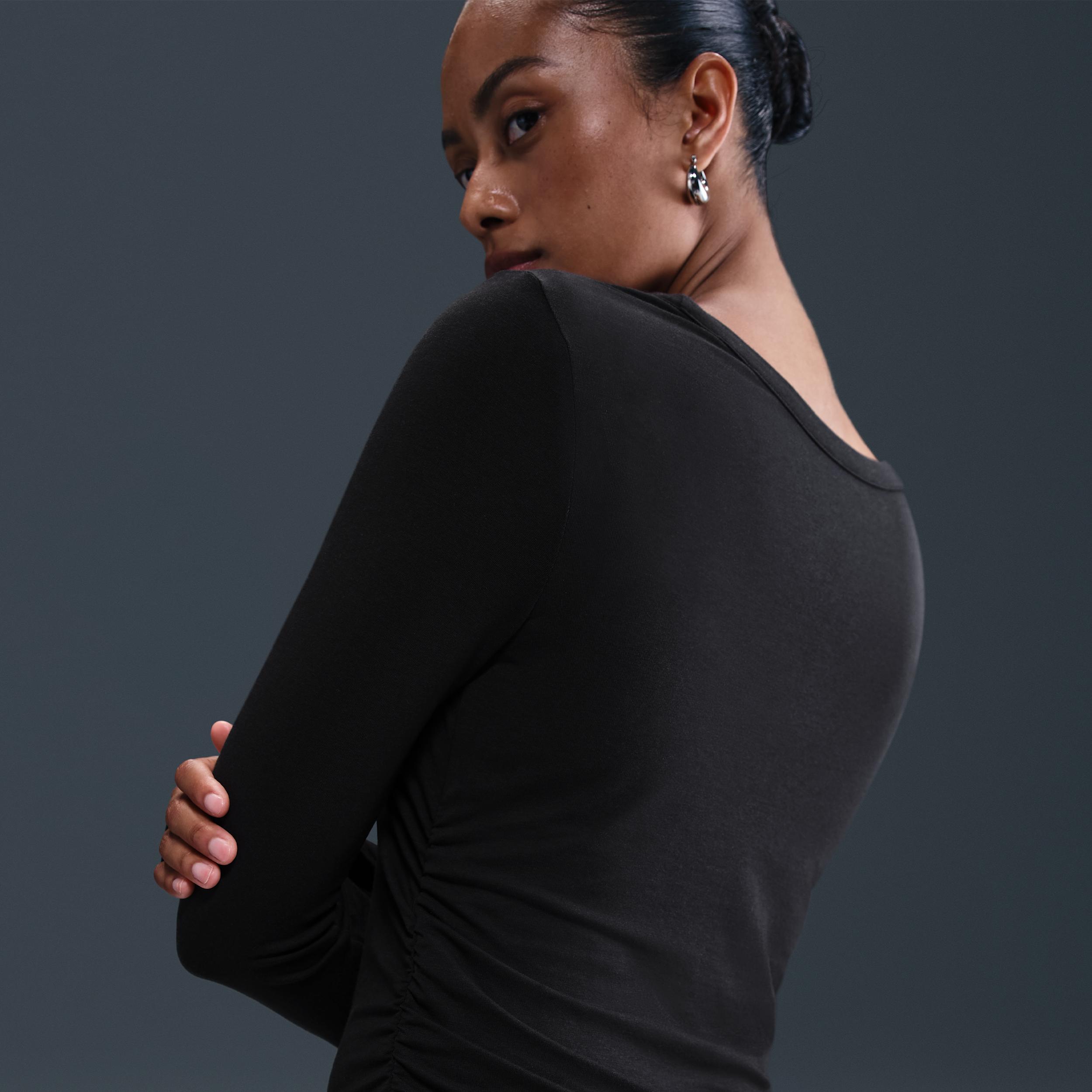 Womens Nike Sportswear Chill Knit Long-Sleeve Top | HV2399-010 Product Image