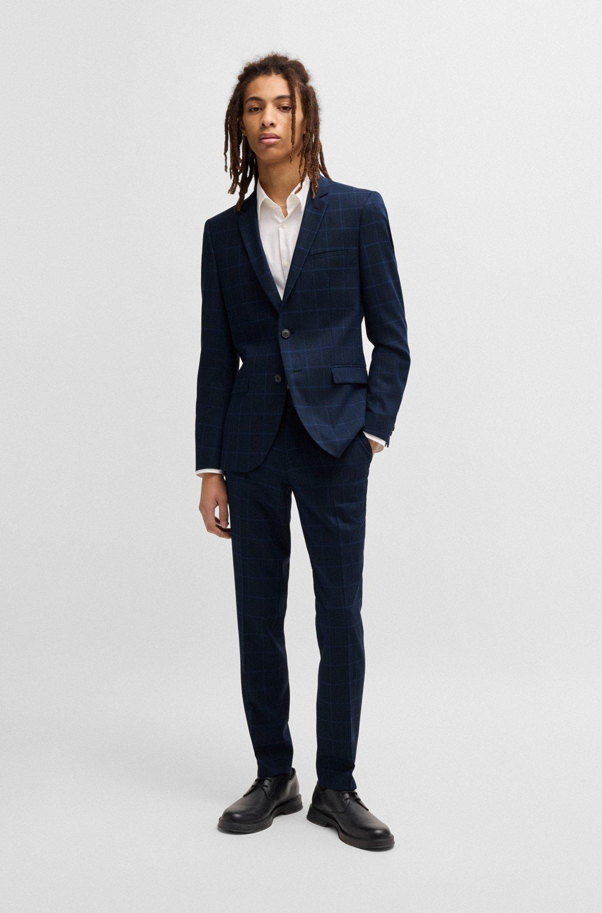 Extra-slim-fit suit jacket in performance-stretch cloth Product Image