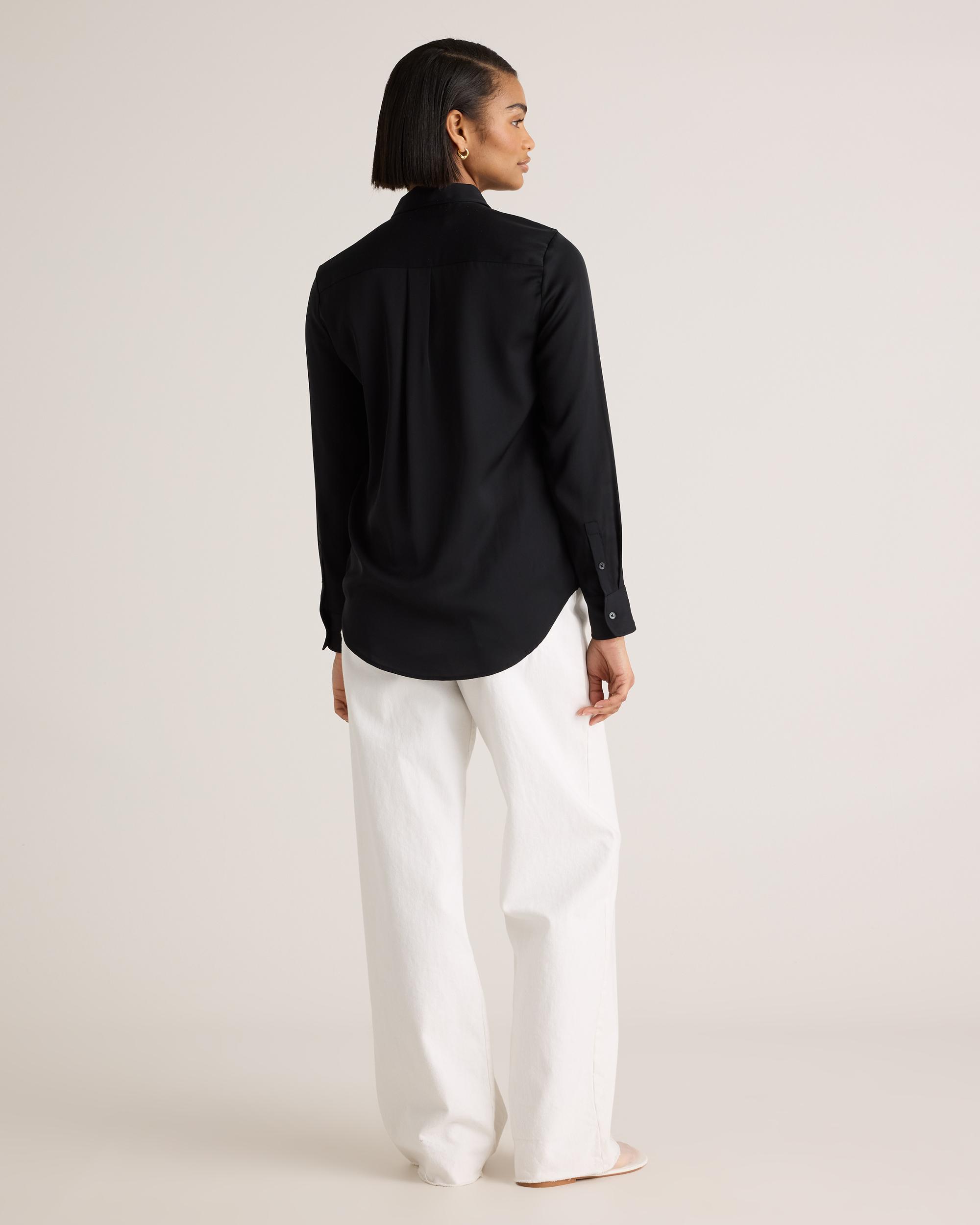 Quince | Women's 100% Washable Silk Stretch Blouse Product Image