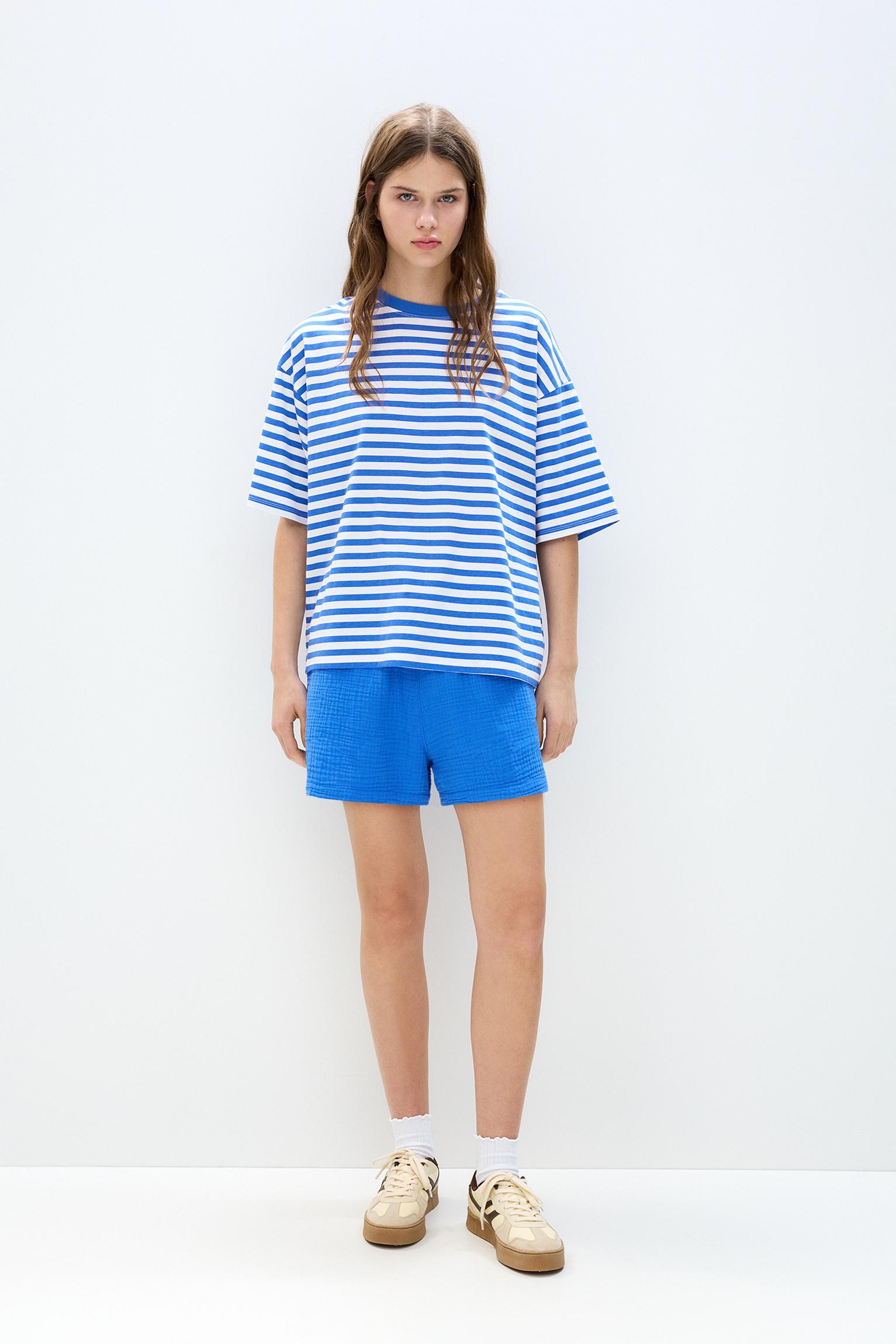 Striped short sleeve T-shirt Product Image