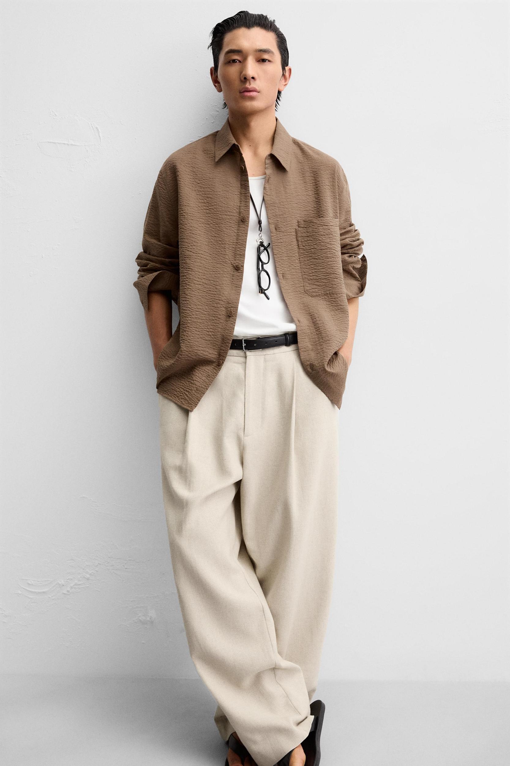 TEXTURED JACQUARD SHIRT Product Image