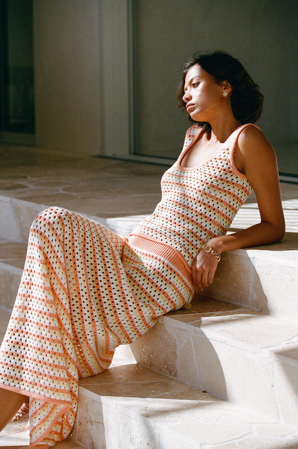 Erin Knit Top - Orange Product Image