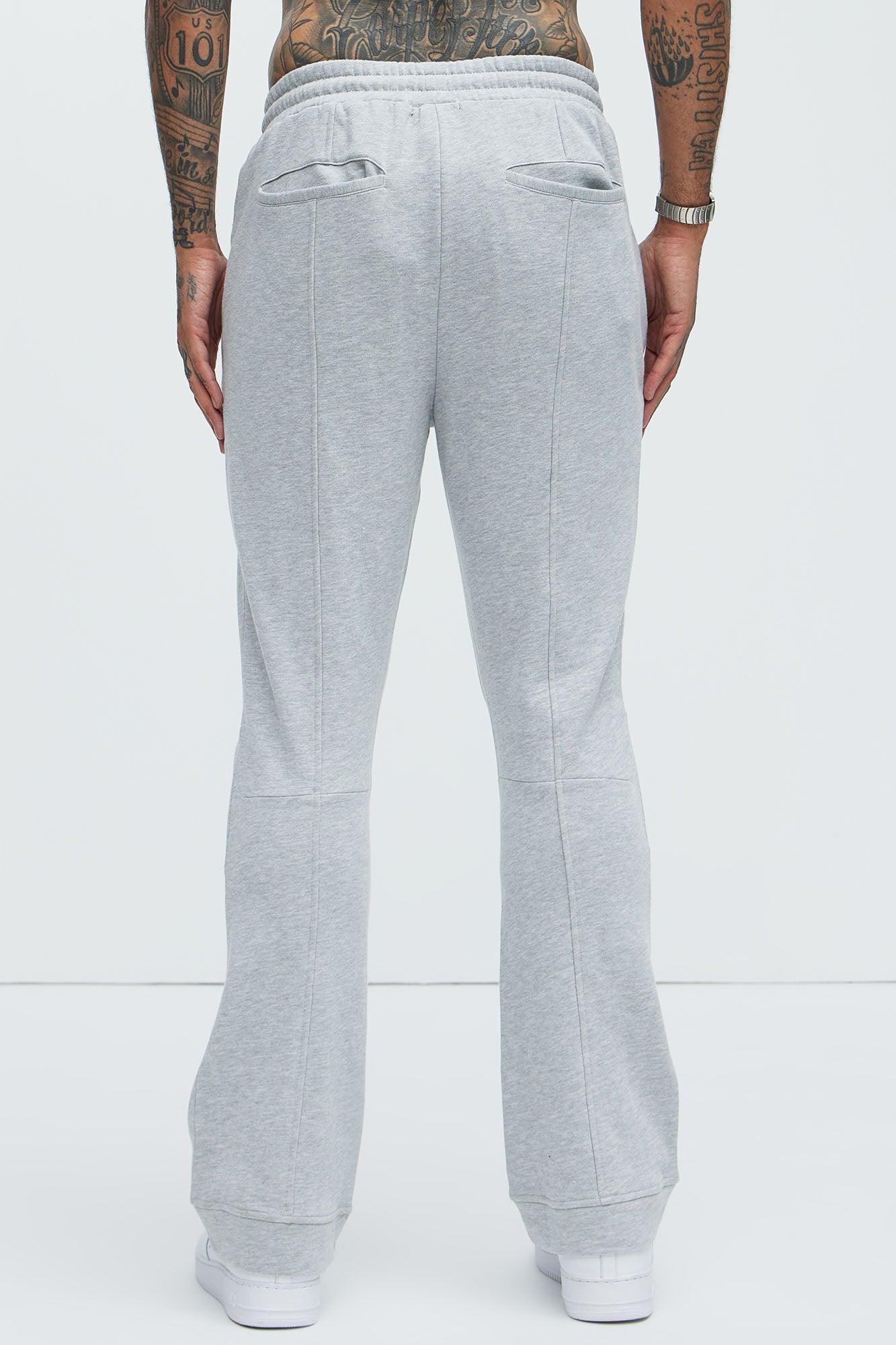 Ian Skinny Flare Sweatpants - Heather Grey Product Image