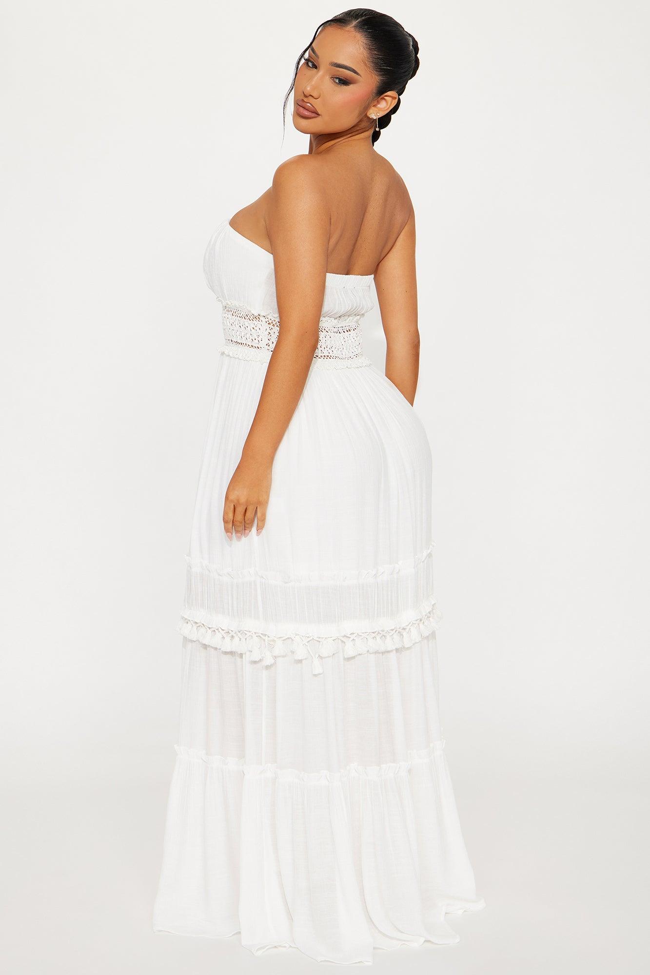 Vacation Mode Maxi Dress - Ivory Product Image