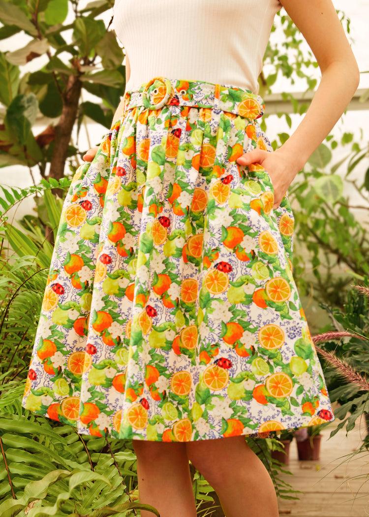 Twirl-Worthy Charm Midi Skirt Product Image