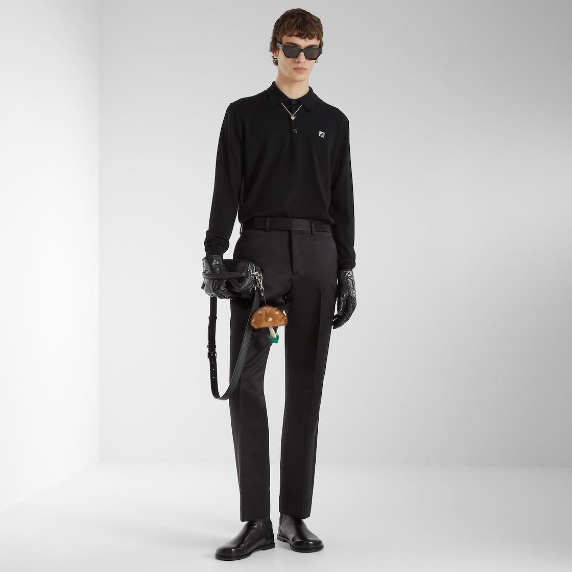 PantsBlack silk pants Product Image