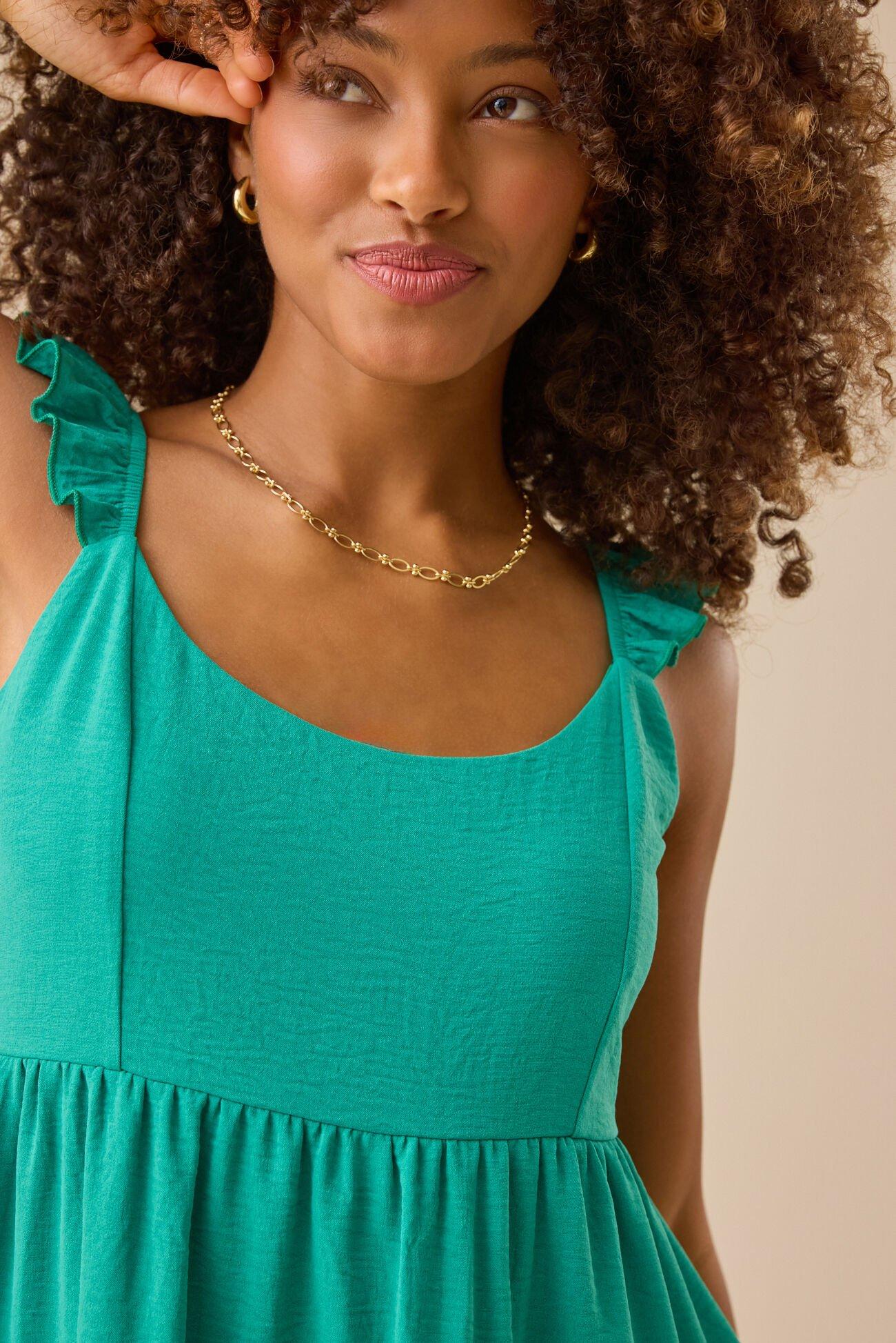 Kennadee Tiered Mini Dress Product Image