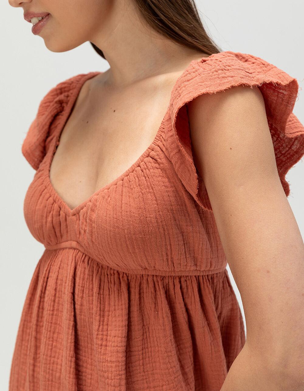 ROXY Luna Womens Mini Dress - HAZELNUT Product Image