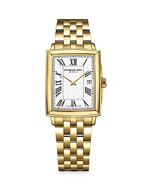 Raymond Weil Toccata Gold-tone Rectangular Watch, 23mm Product Image
