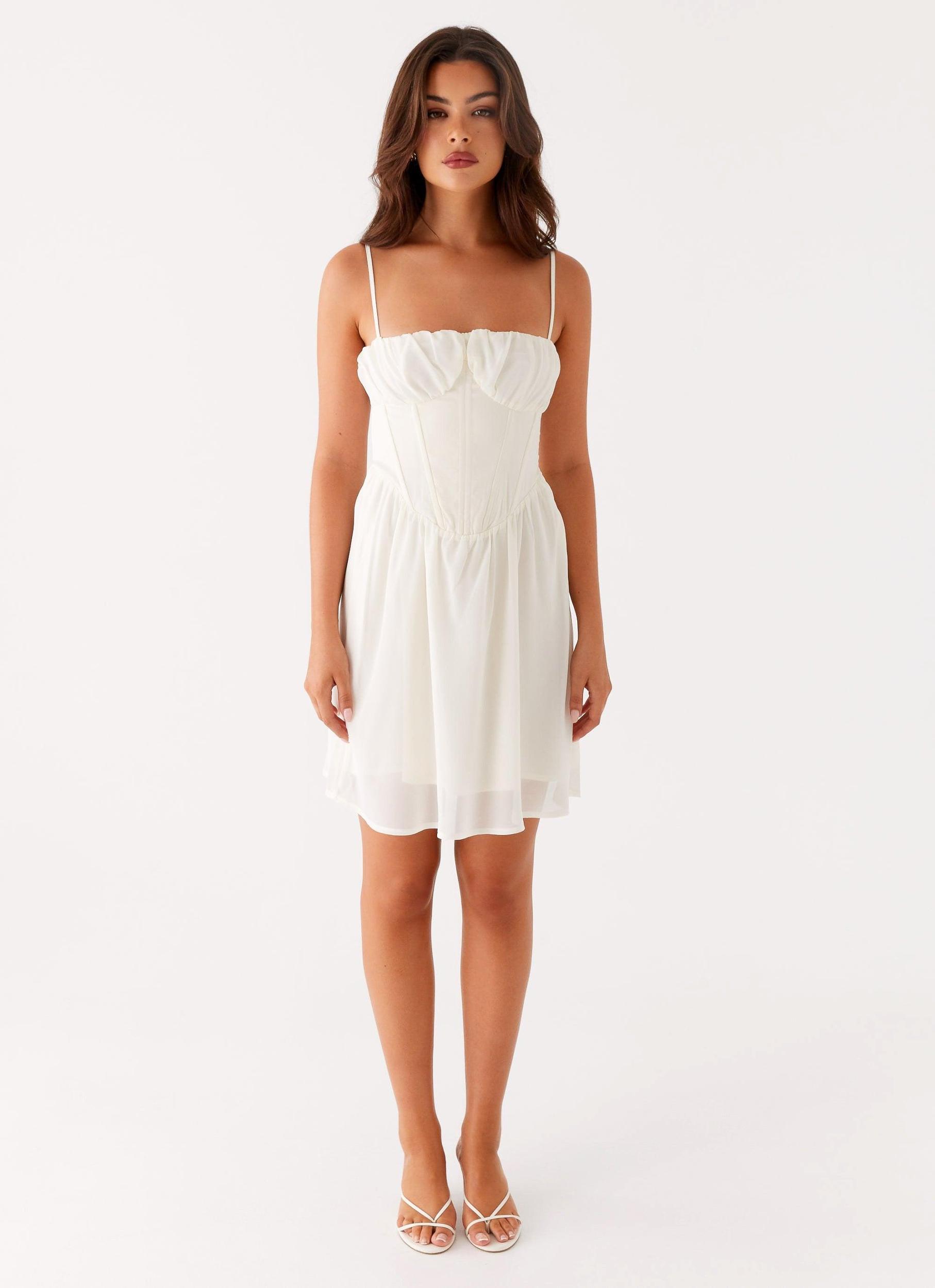 Harmony Mini Dress - Ivory Product Image