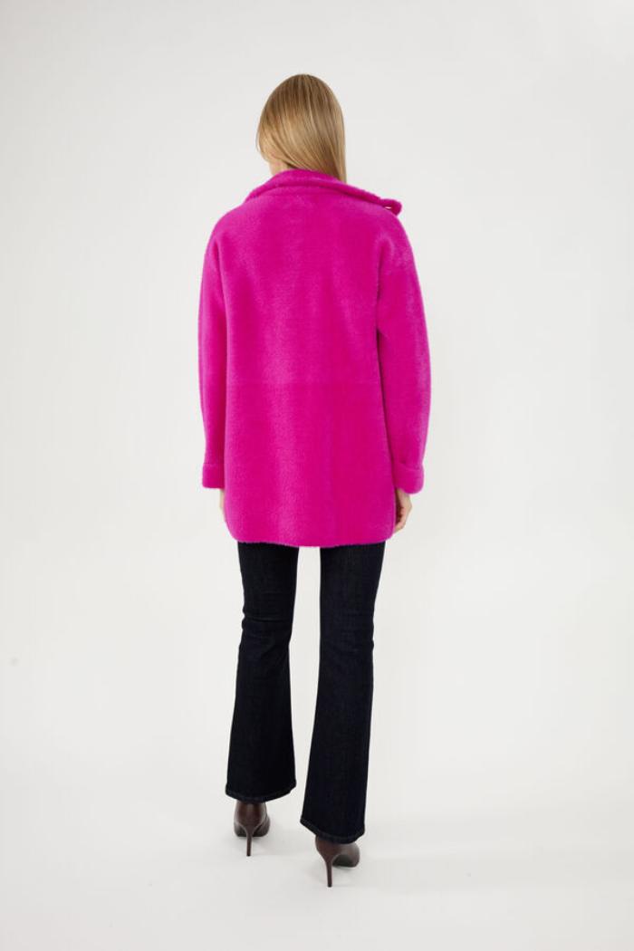 Cozy Knit Mid length Coat Product Image
