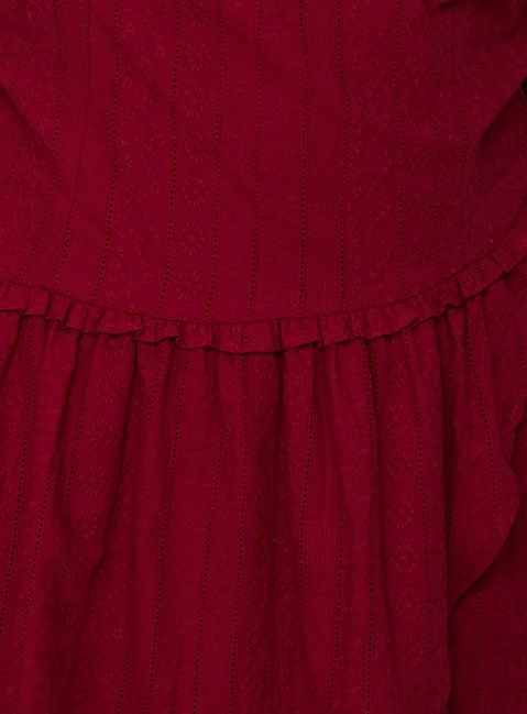 Cosie Mini Dress Red Curve Product Image