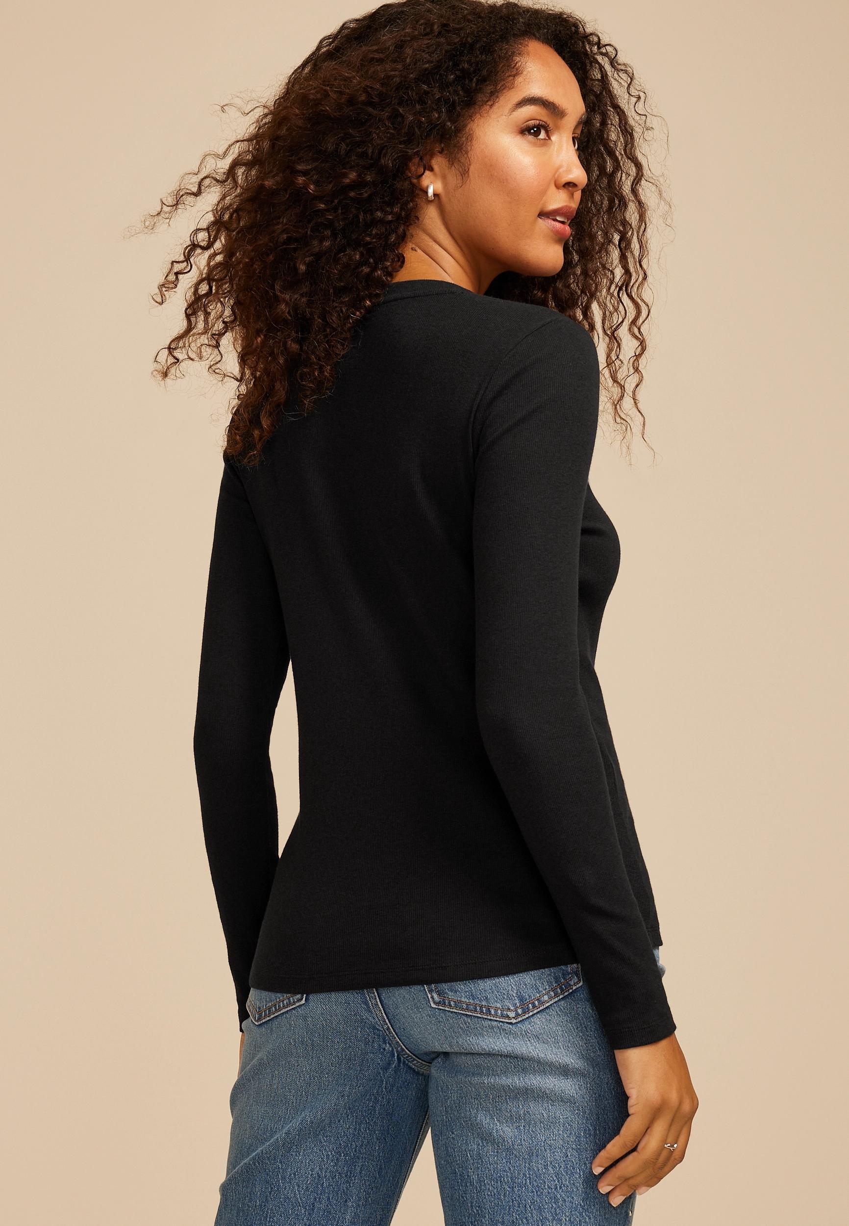 24/7 Ada Ribbed Long Sleeve Tee Product Image