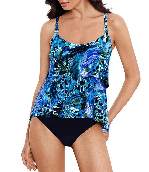 Magicsuit Solid Jersey Brief Shirred Swim Bottom Product Image