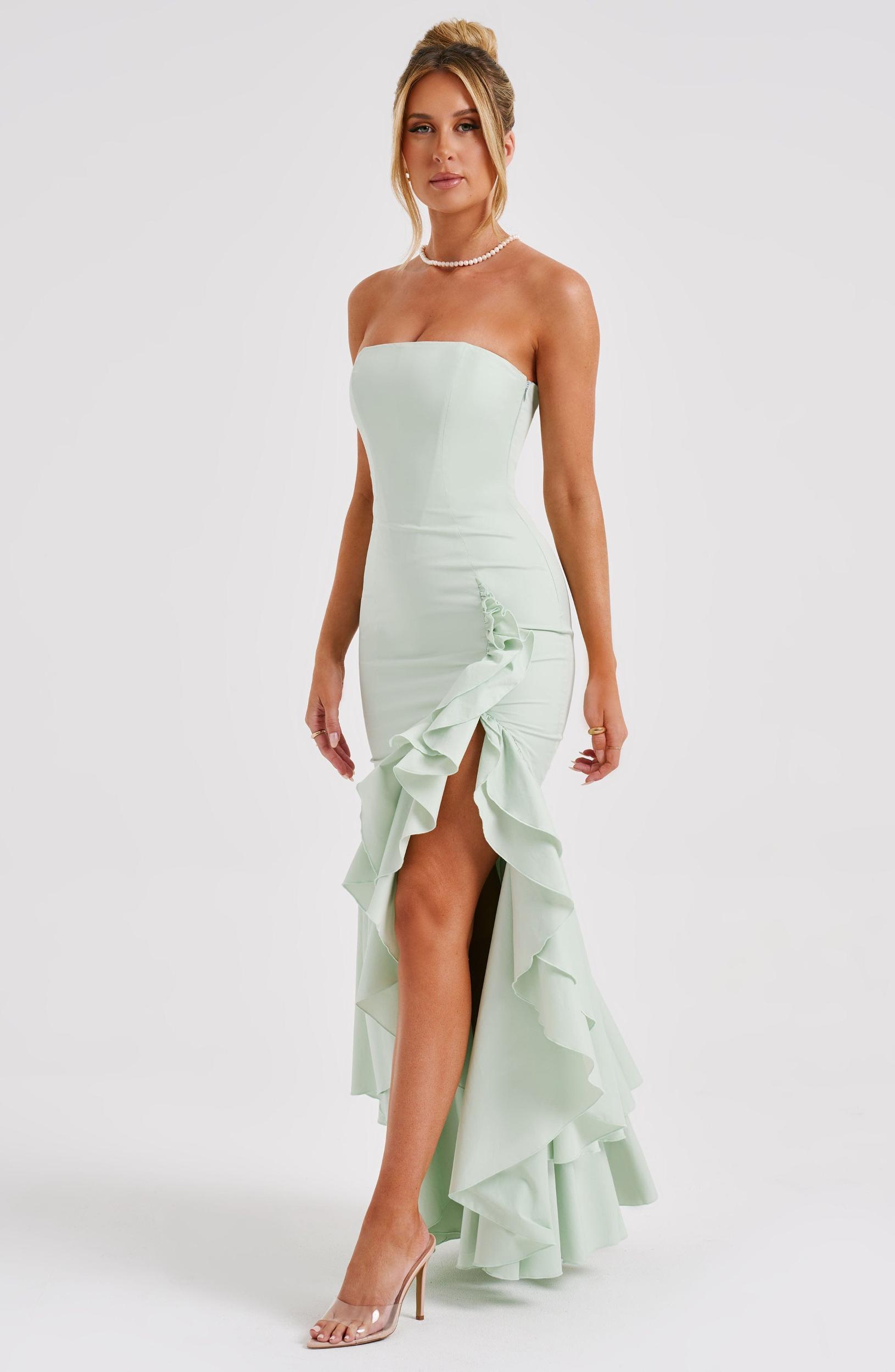 Angelina Maxi Dress - Sage Product Image