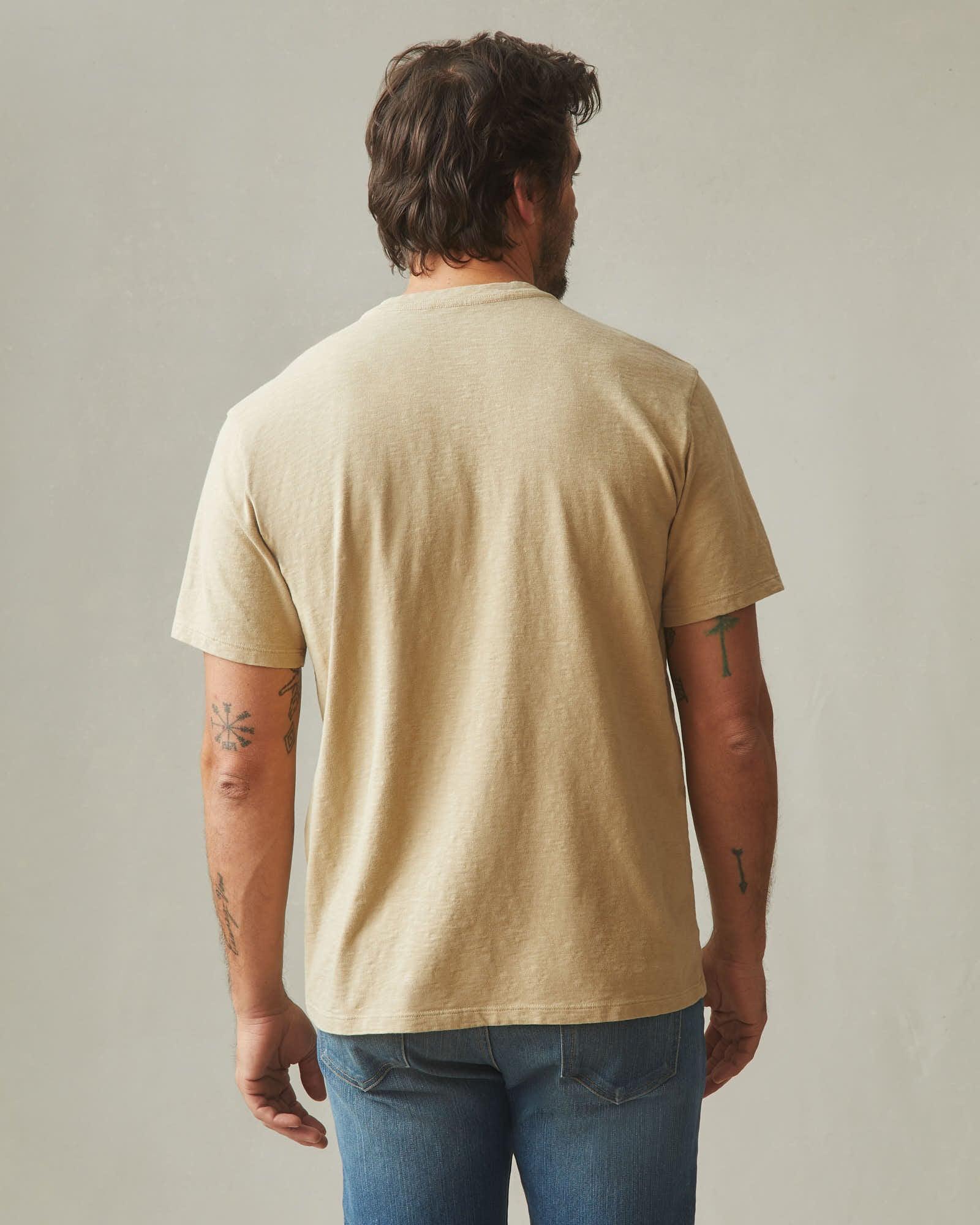 Men's Premium Slub V-Neck Tee - Twill Product Image
