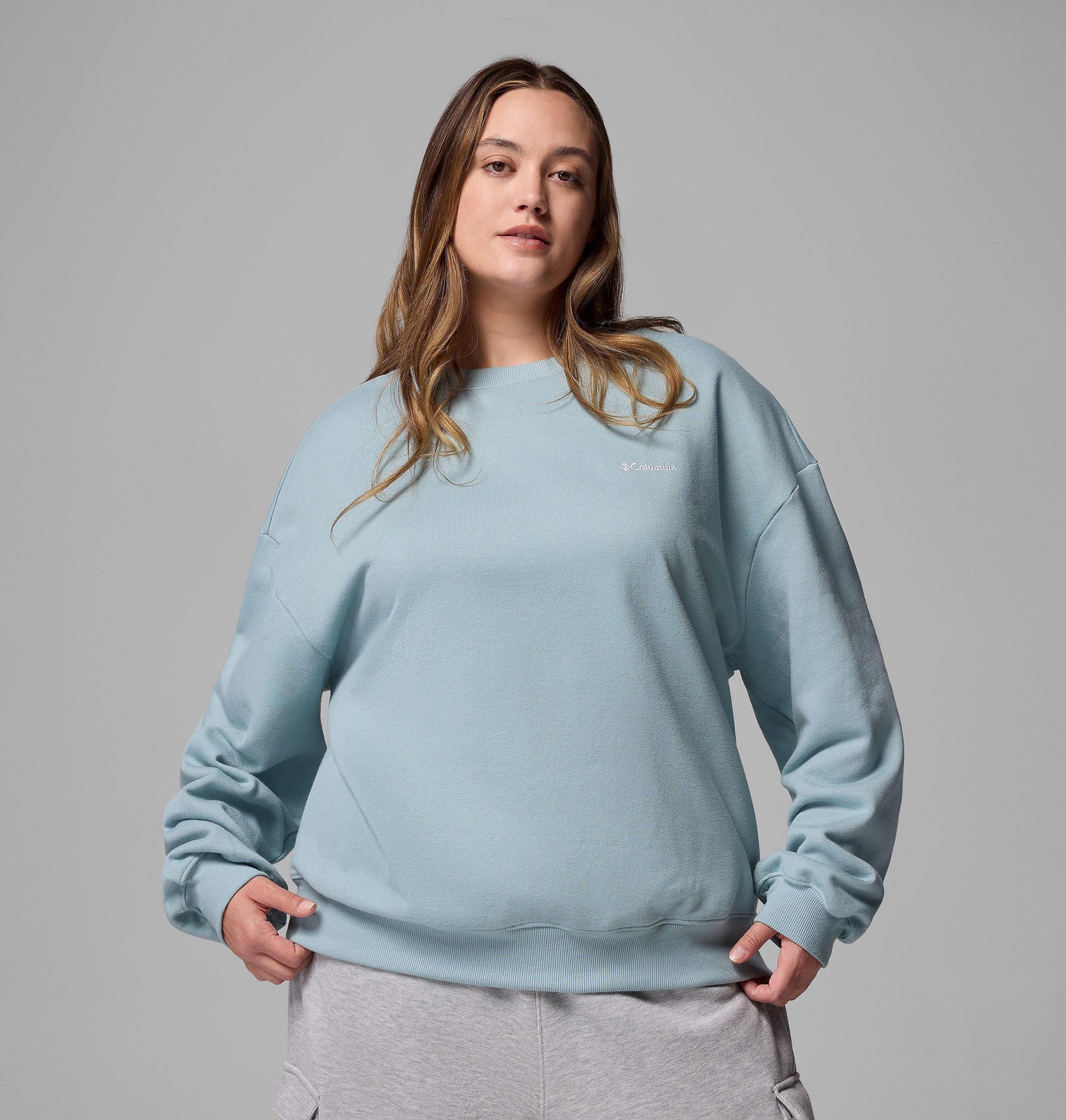 Columbia Womens Aldermore Crew Shirt - Plus Size- Product Image