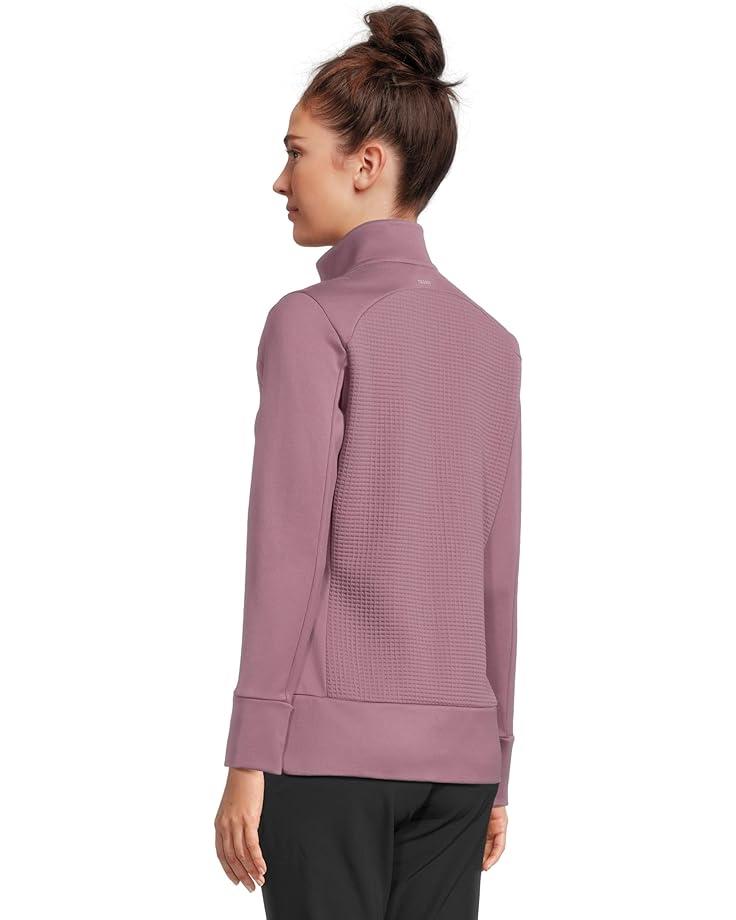 Textured Waffle Knit Full-zip Jacket Product Image