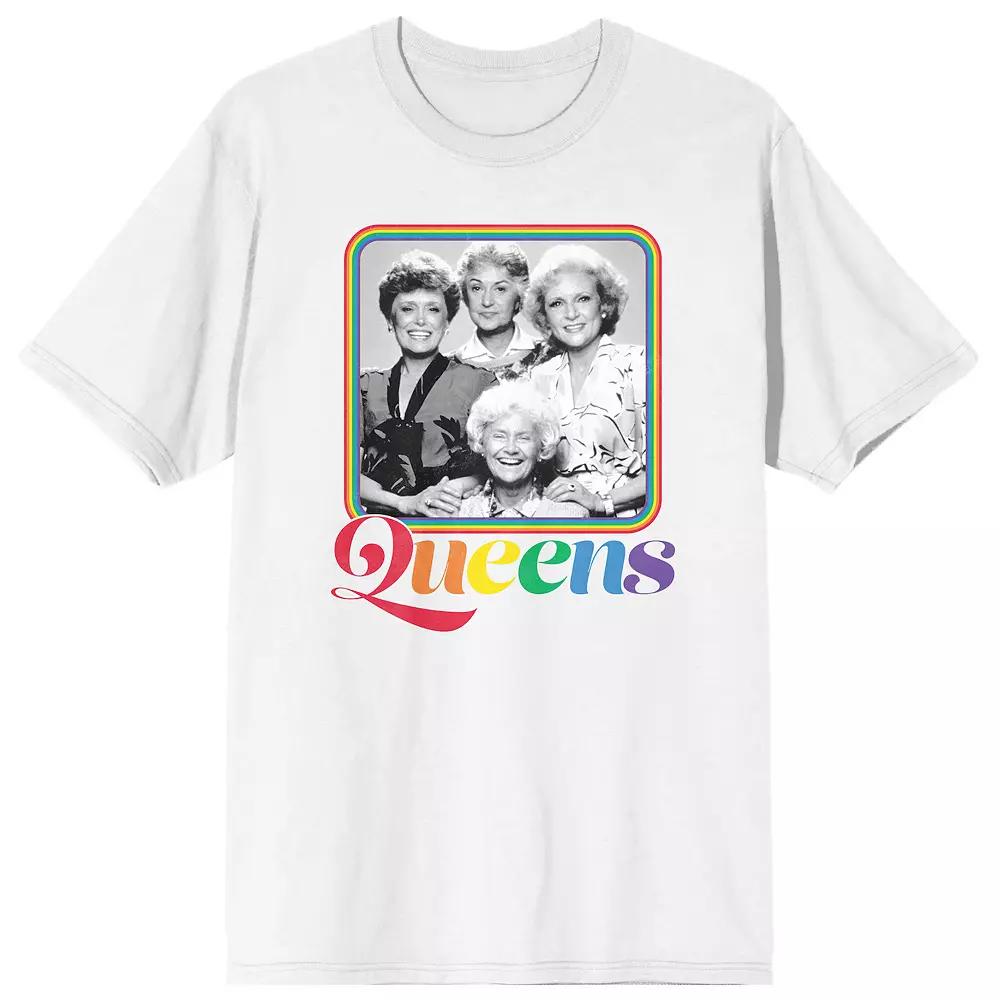 Men's Golden Girls Queens Tee, Size: Large, White Product Image