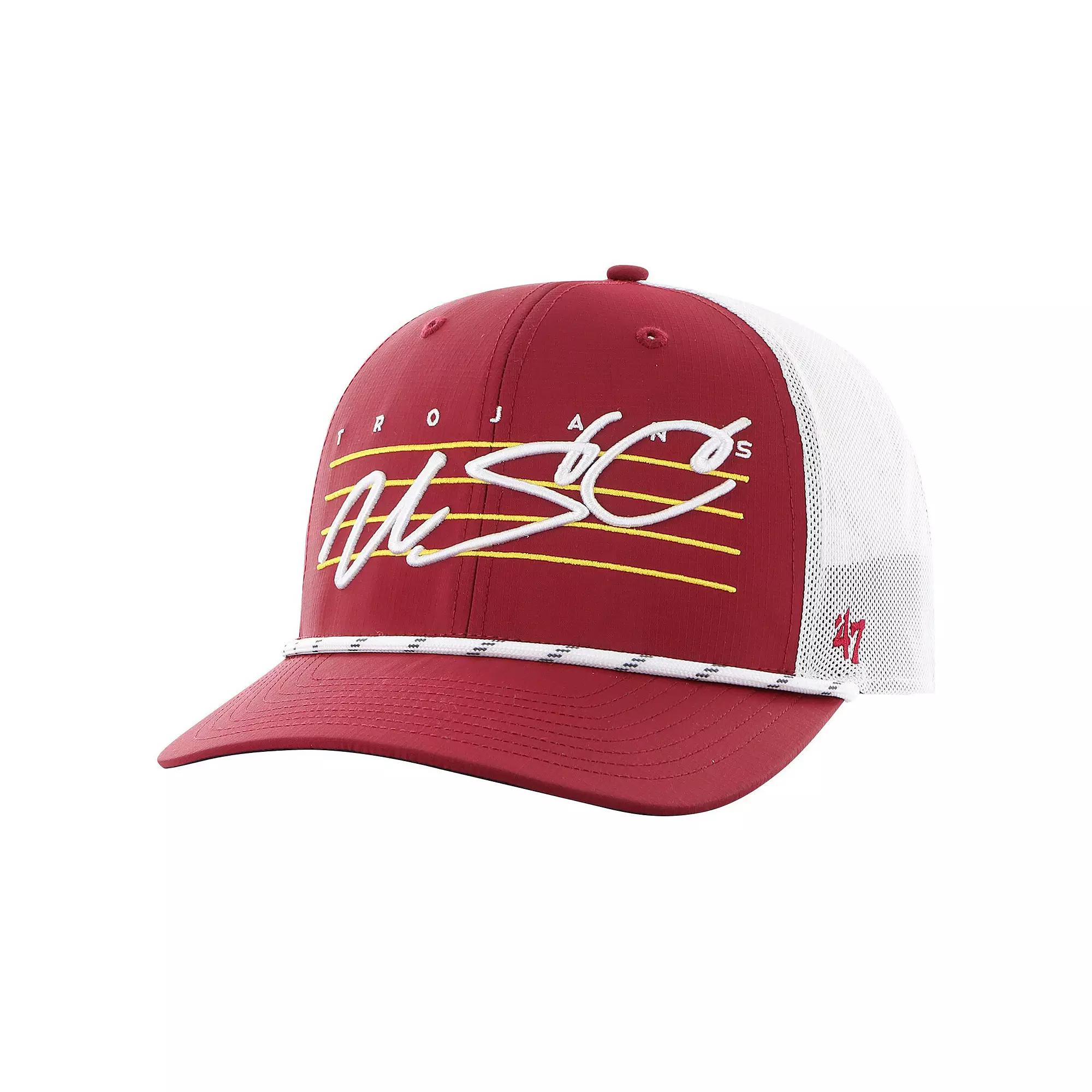 Men's '47 Cardinal USC Trojans Downburst Trucker Adjustable Hat, Red Product Image