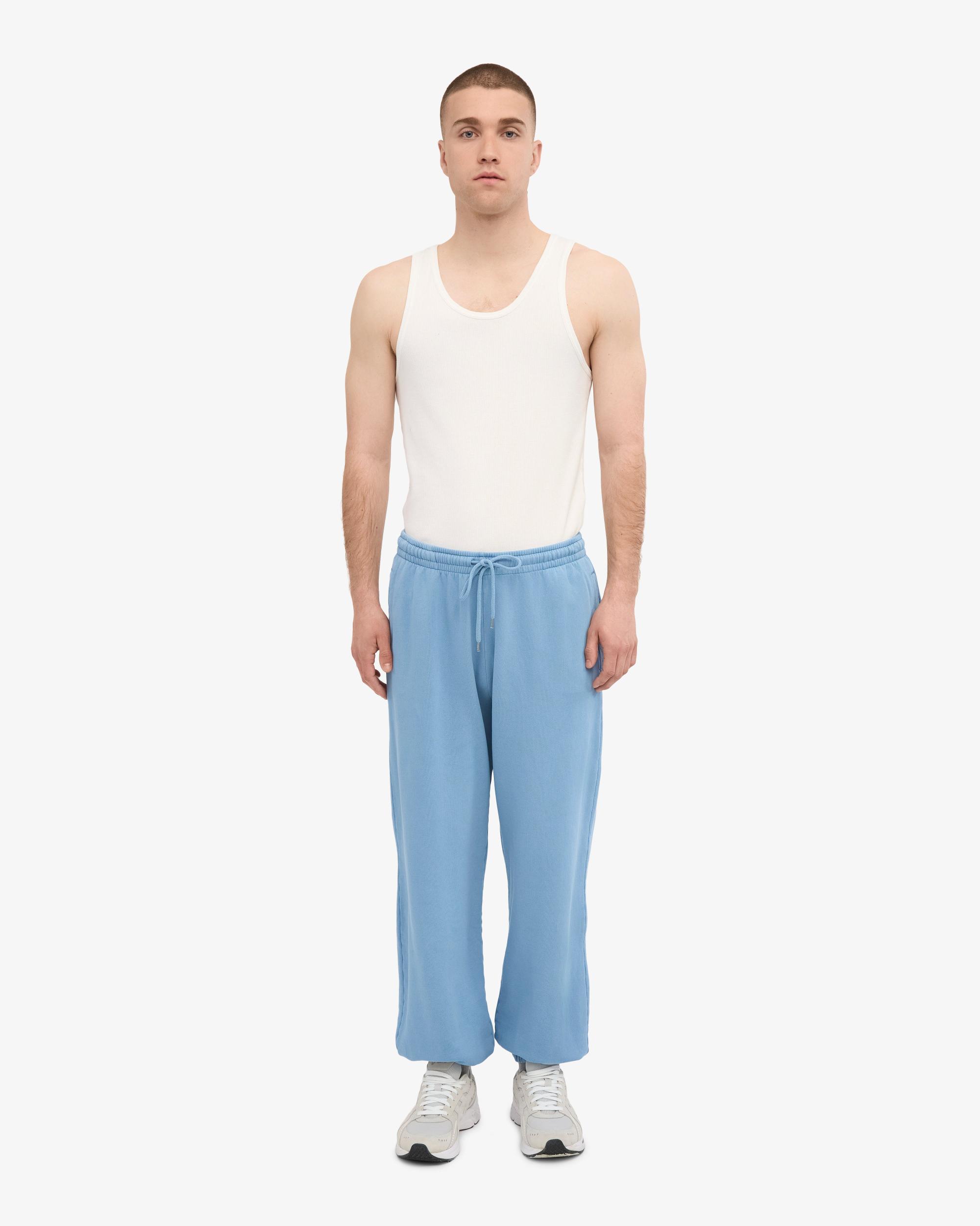 Organic Relaxed Sweatpants - Seaside Blue Product Image