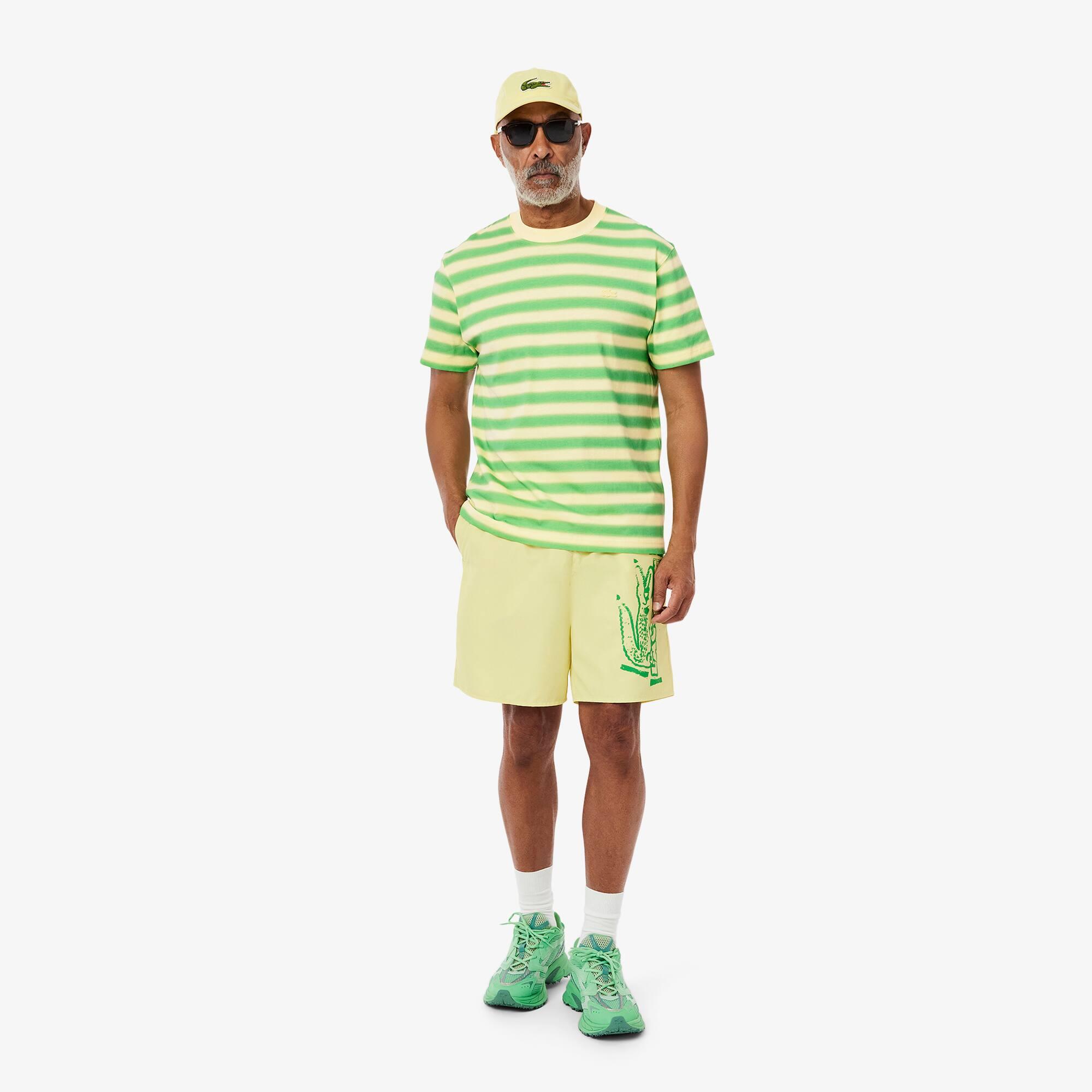 Stripe Print Jersey T-shirt Product Image