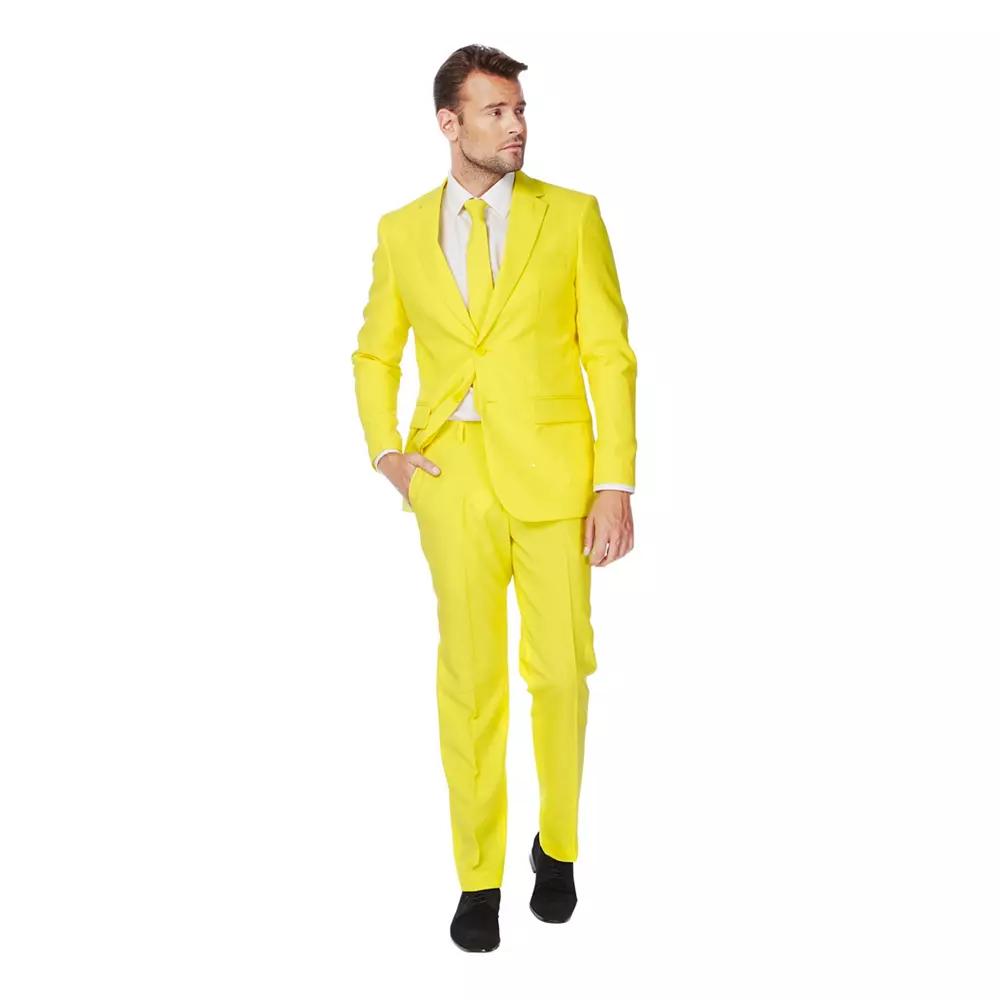 Men's OppoSuits Slim-Fit Solid Suit & Tie Set,  Product Image