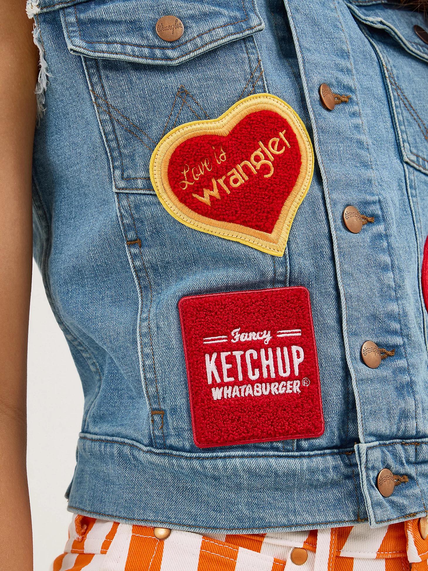 Wrangler x Whataburger Women's Cut-Off Vest | Women's JACKETS & OUTERWEAR | Wrangler® Product Image
