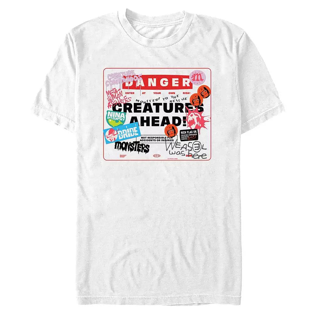 Men's Creature Commandos Danger Creatures Ahead Graphic Tee,  Product Image