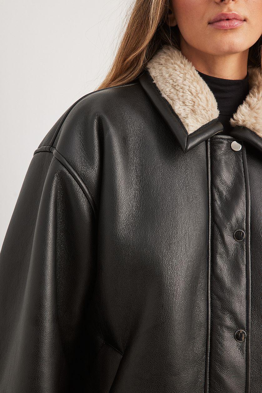 Vintage Look Pu Bonded Jacket Product Image