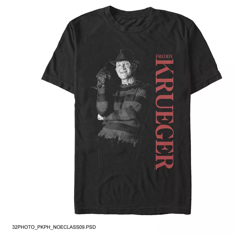 Men's A Nightmare On Elm Street Freddy Krueger Poster Graphic Tee,  Product Image