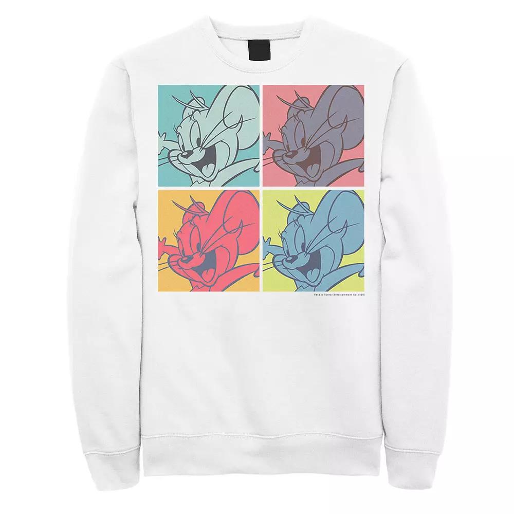 Mens Tom And Jerry Pop Art Box Up Sweatshirt, Men's,  Product Image