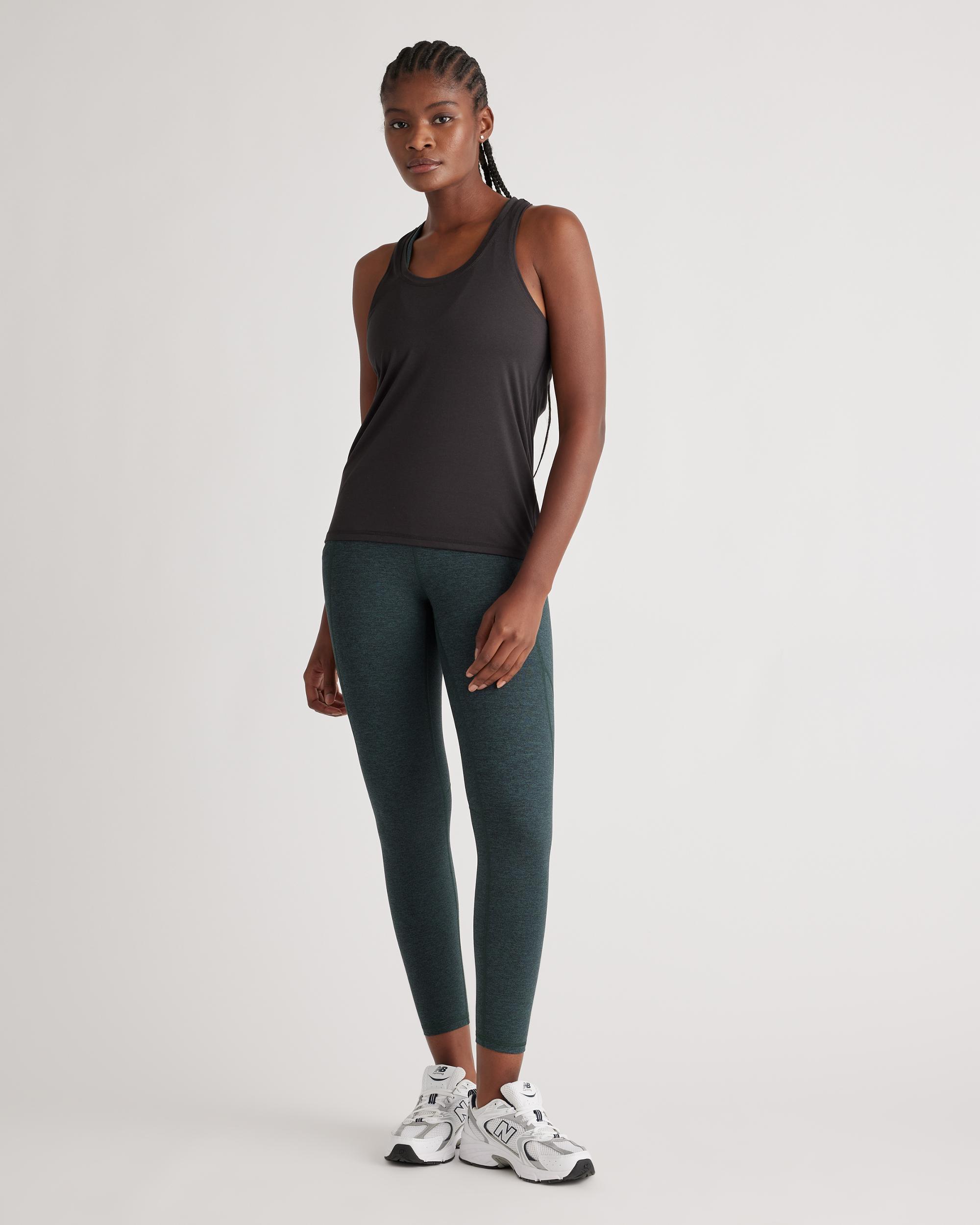 Quince | Women's Flowknit Breeze Racerback Tank Top Recycled Poly with Stretch Product Image