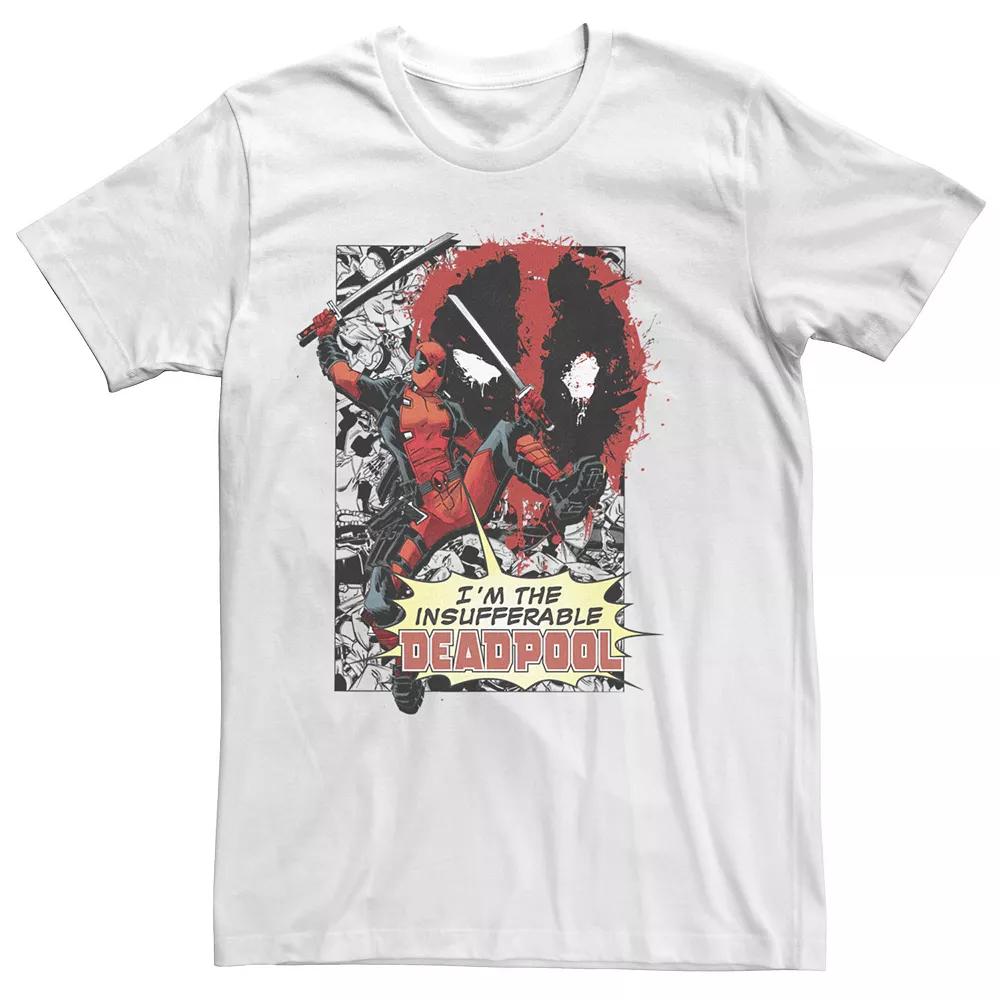 Men's Marvel Deadpool "Insufferable" Comic Tee,  Product Image