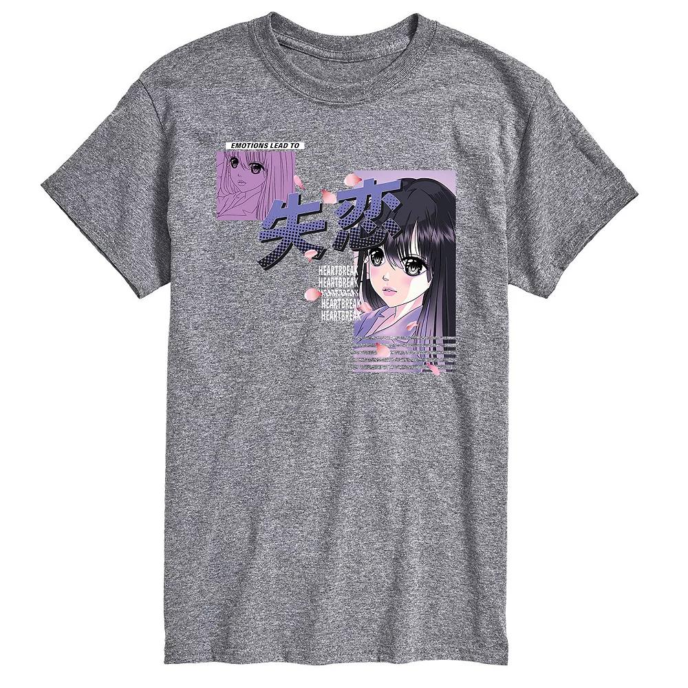 Men's Anime Heartbreak Tee,  Product Image