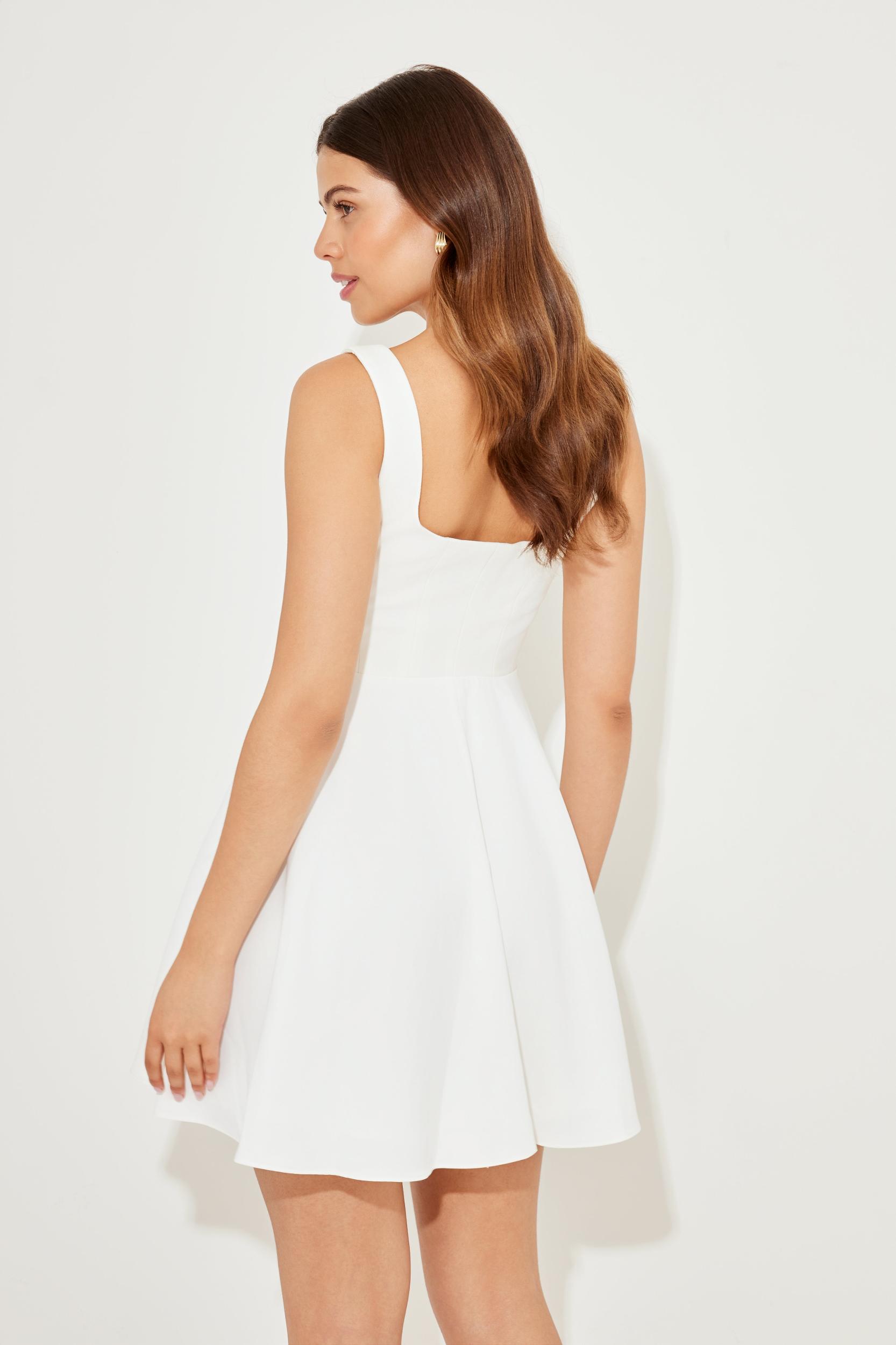 The Ultimate Muse High Waist Square Neck Mini Dress Product Image