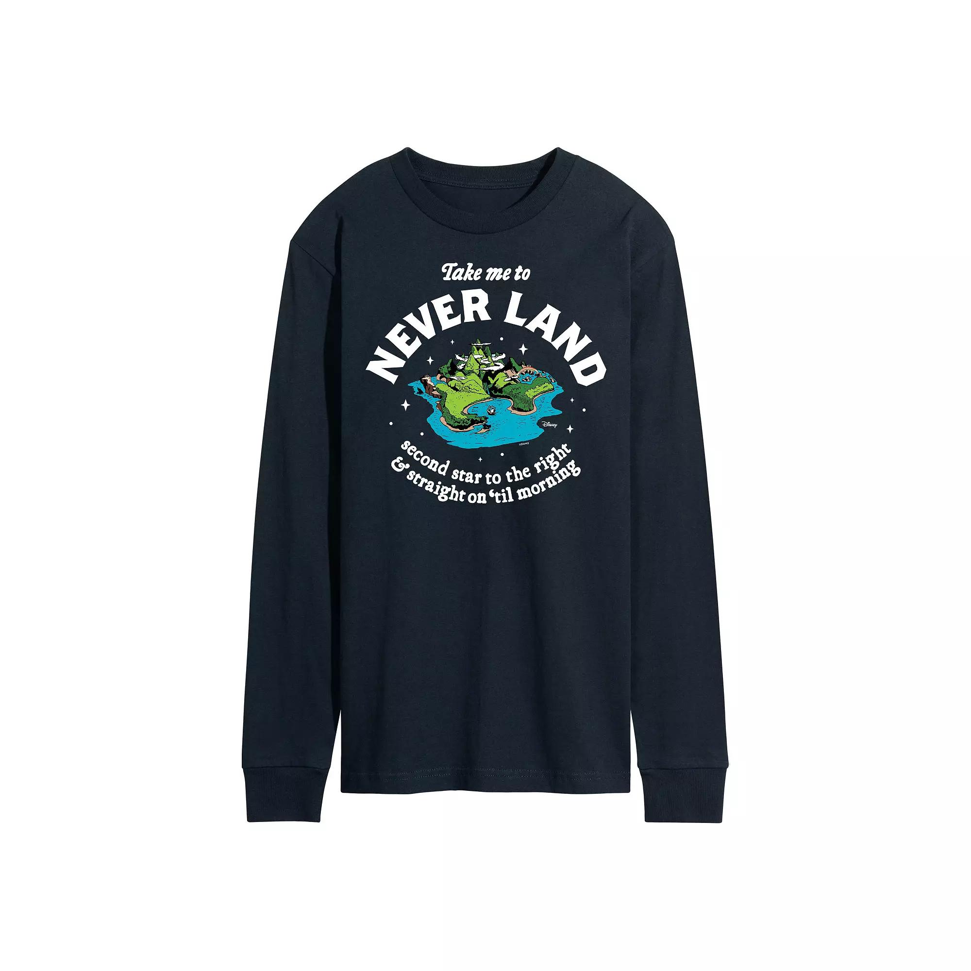 Disney's Peter Pan Men's Never Land Long Sleeve,  Product Image