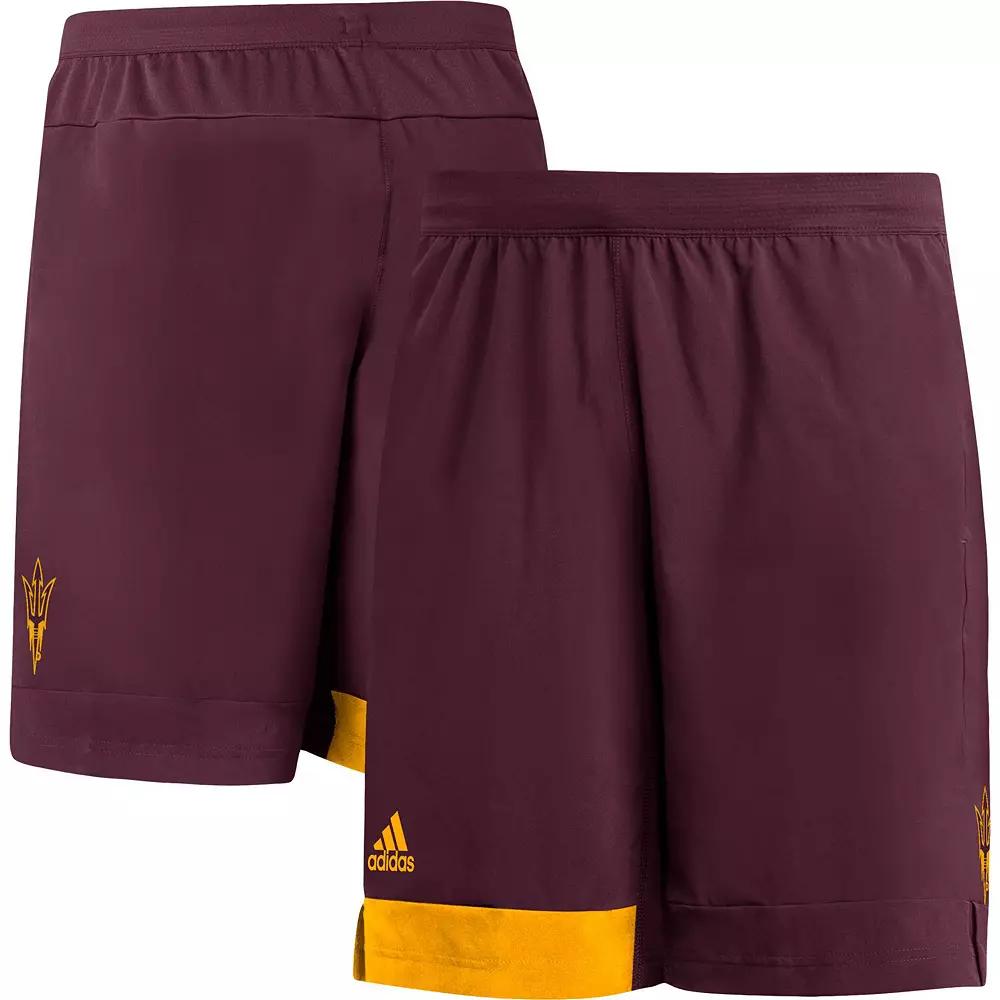 Men's adidas Maroon Arizona State Sun Devils Training Shorts,  Product Image