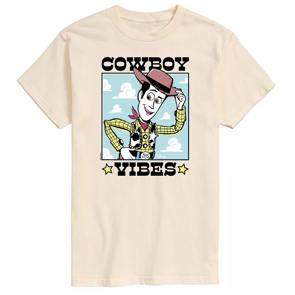 Disney / Pixar's Toy Story 4 Men's Cowboy Vibes Graphic Tee,  Product Image