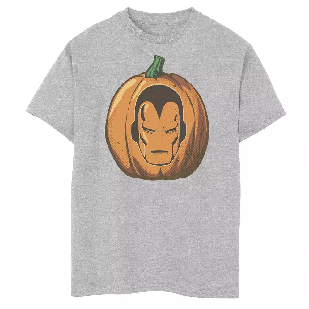 Boys 8-20 Marvel Avengers Iron Man Halloween Pumpkin Graphic Tee, Boy's,  Product Image
