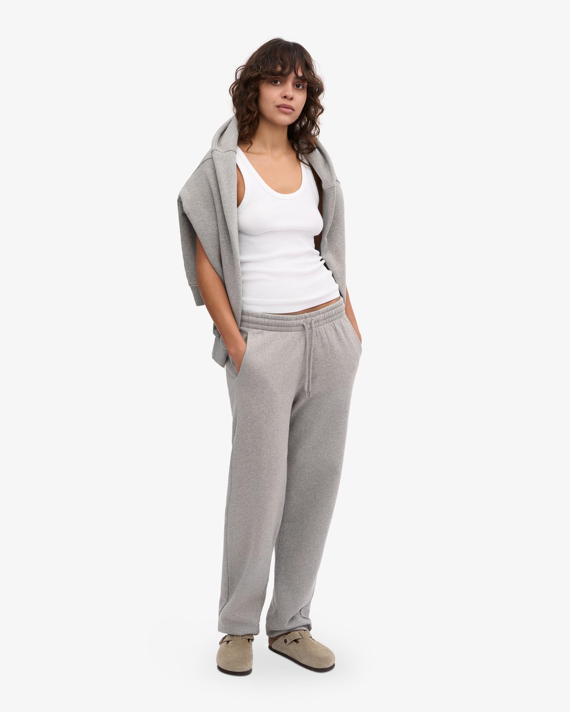 Organic Sweatpants - Heather Grey Product Image