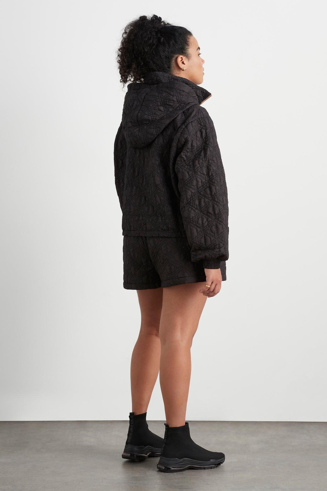 Quilted Logo Spray Jacket 727 Product Image